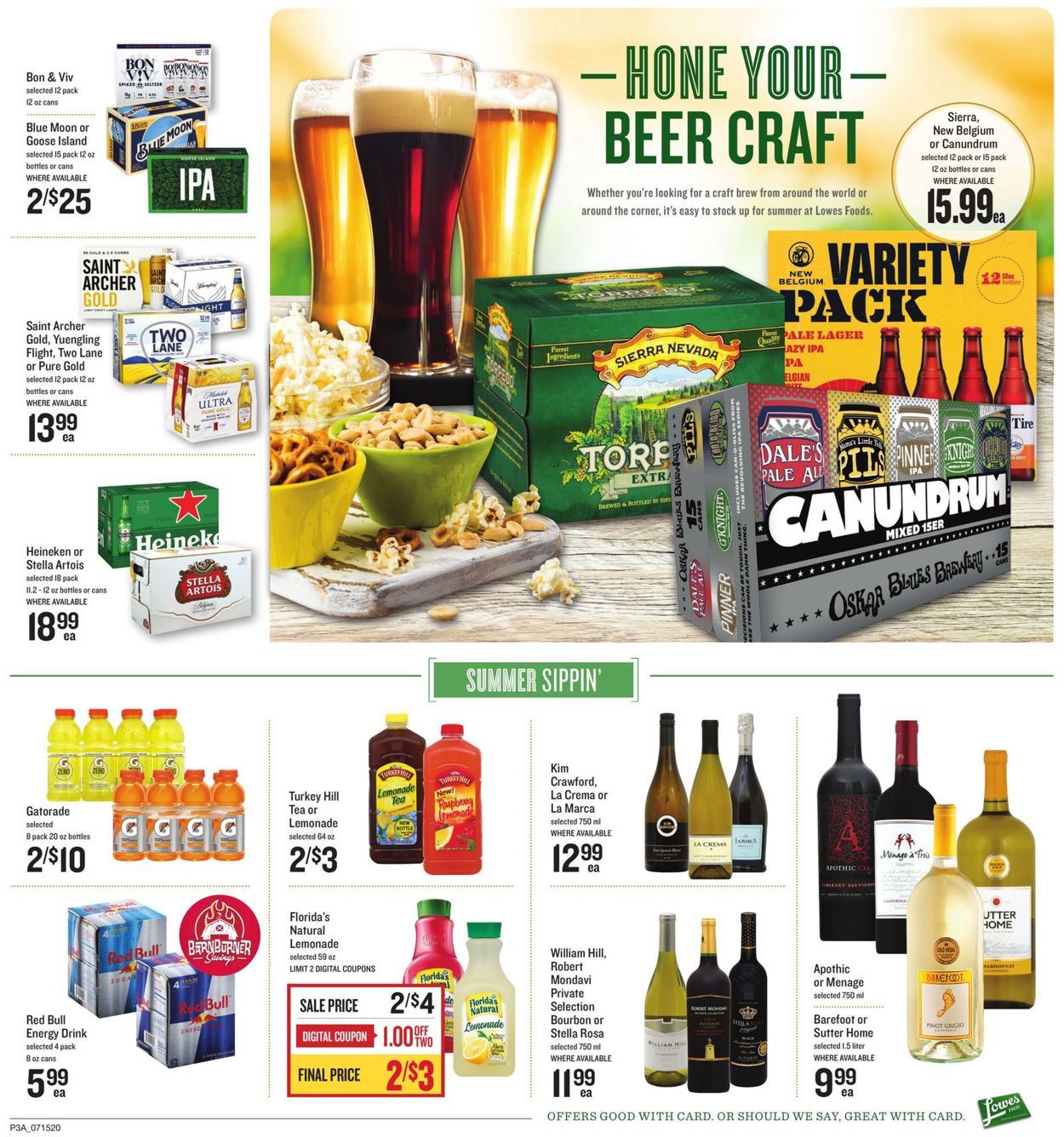 Catalogue Lowes Foods from 07/15/2020