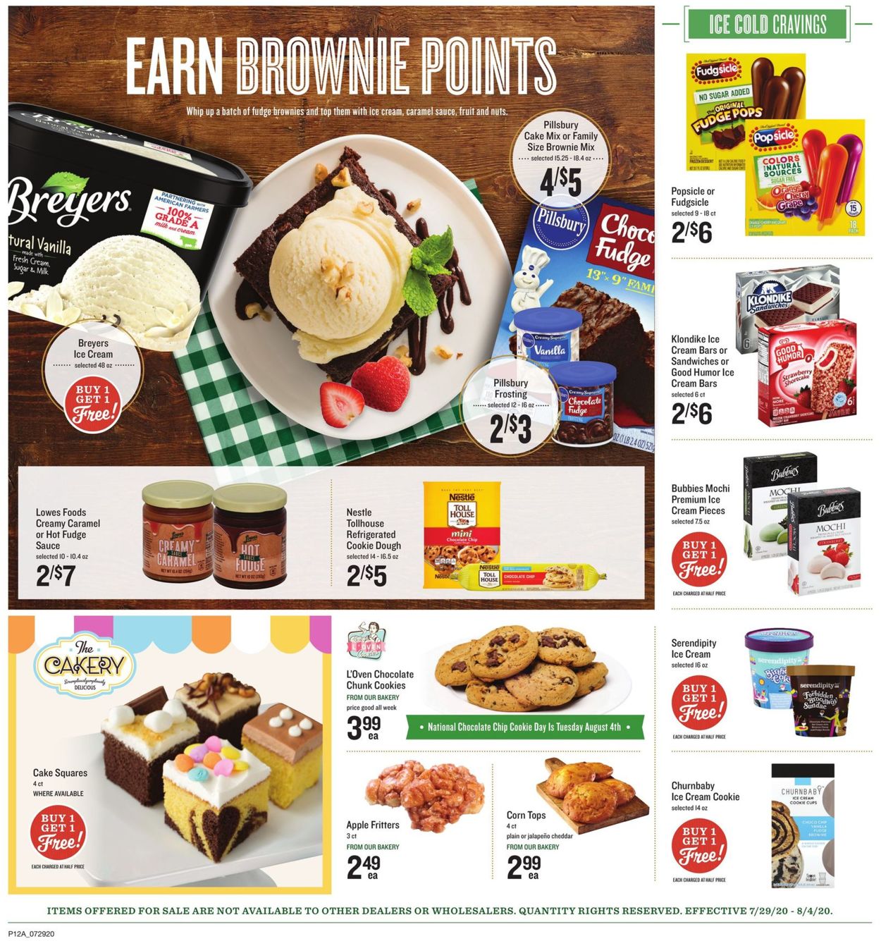 Catalogue Lowes Foods from 07/29/2020