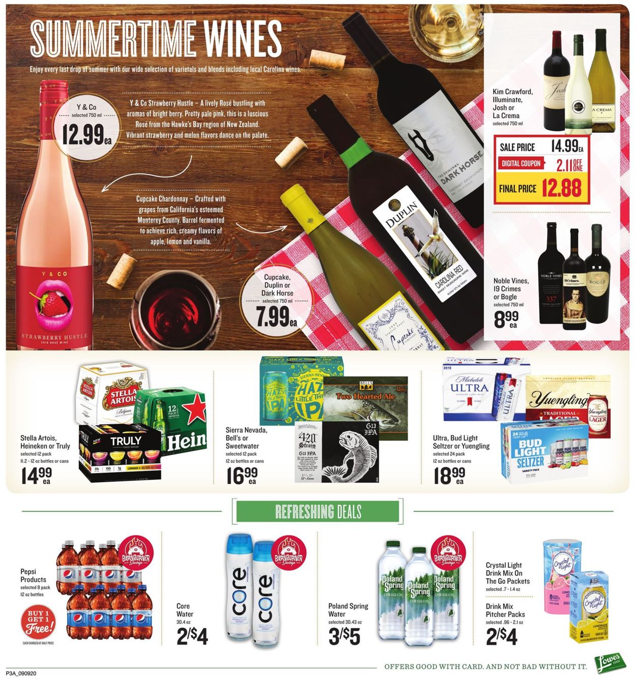 Catalogue Lowes Foods from 09/09/2020