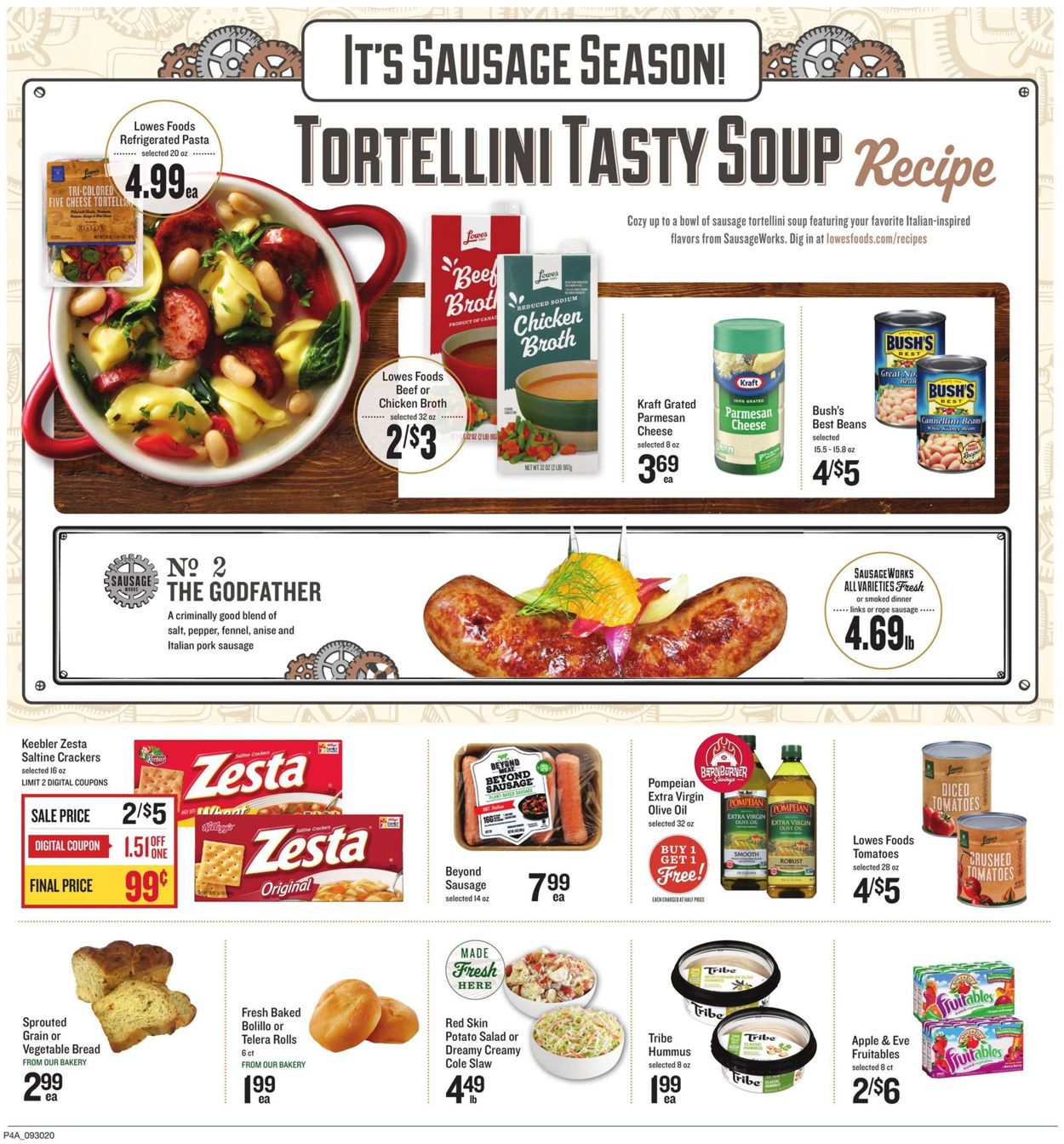 Catalogue Lowes Foods from 09/30/2020
