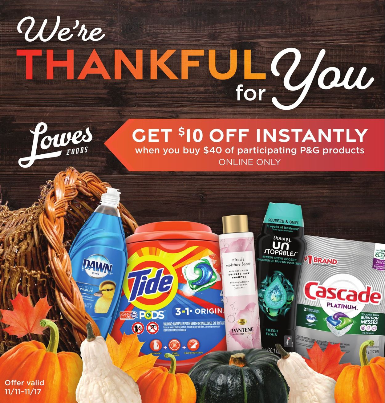 Catalogue Lowes Foods from 11/11/2020