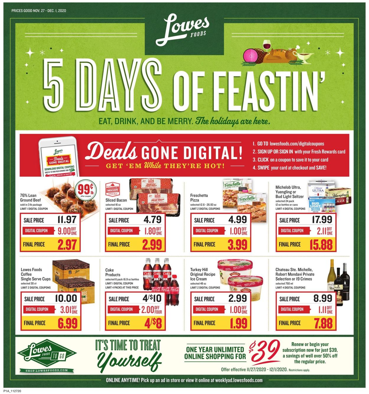 Catalogue Lowes Foods Black Friday 2020 from 11/27/2020
