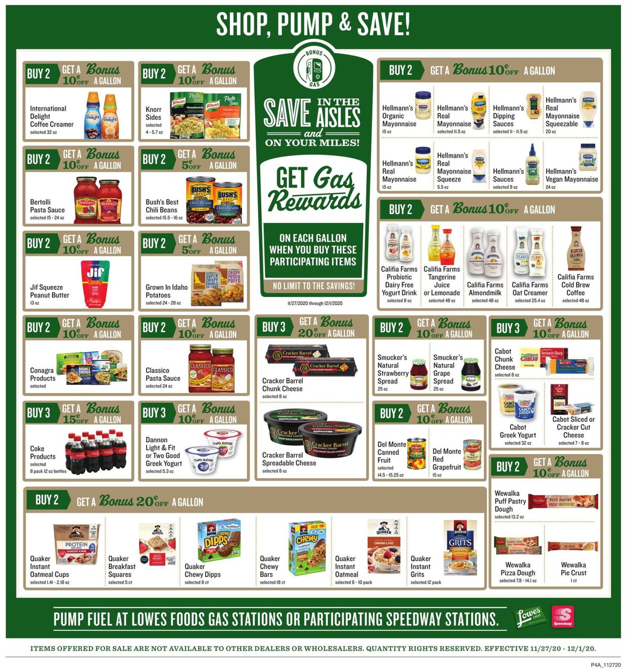 Catalogue Lowes Foods Black Friday 2020 from 11/27/2020