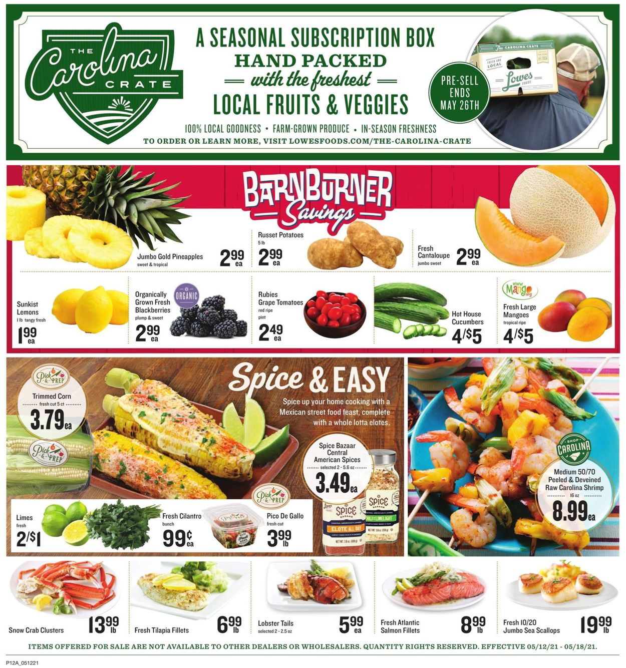 Catalogue Lowes Foods from 05/12/2021