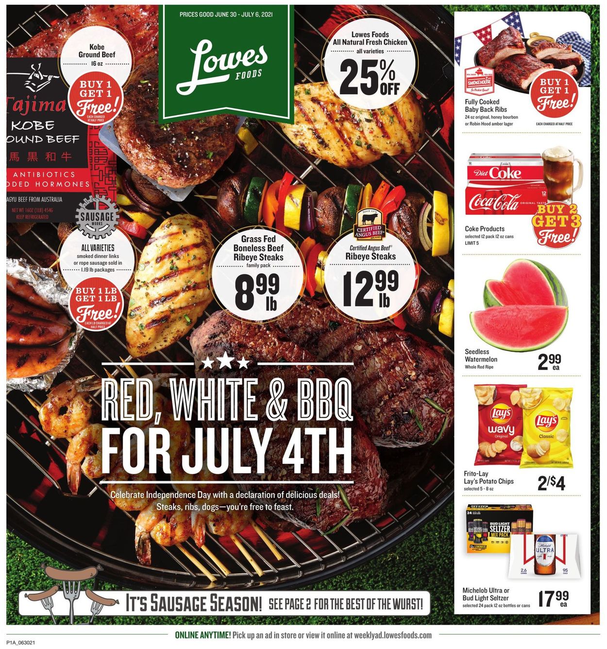 Catalogue Lowes Foods from 06/30/2021