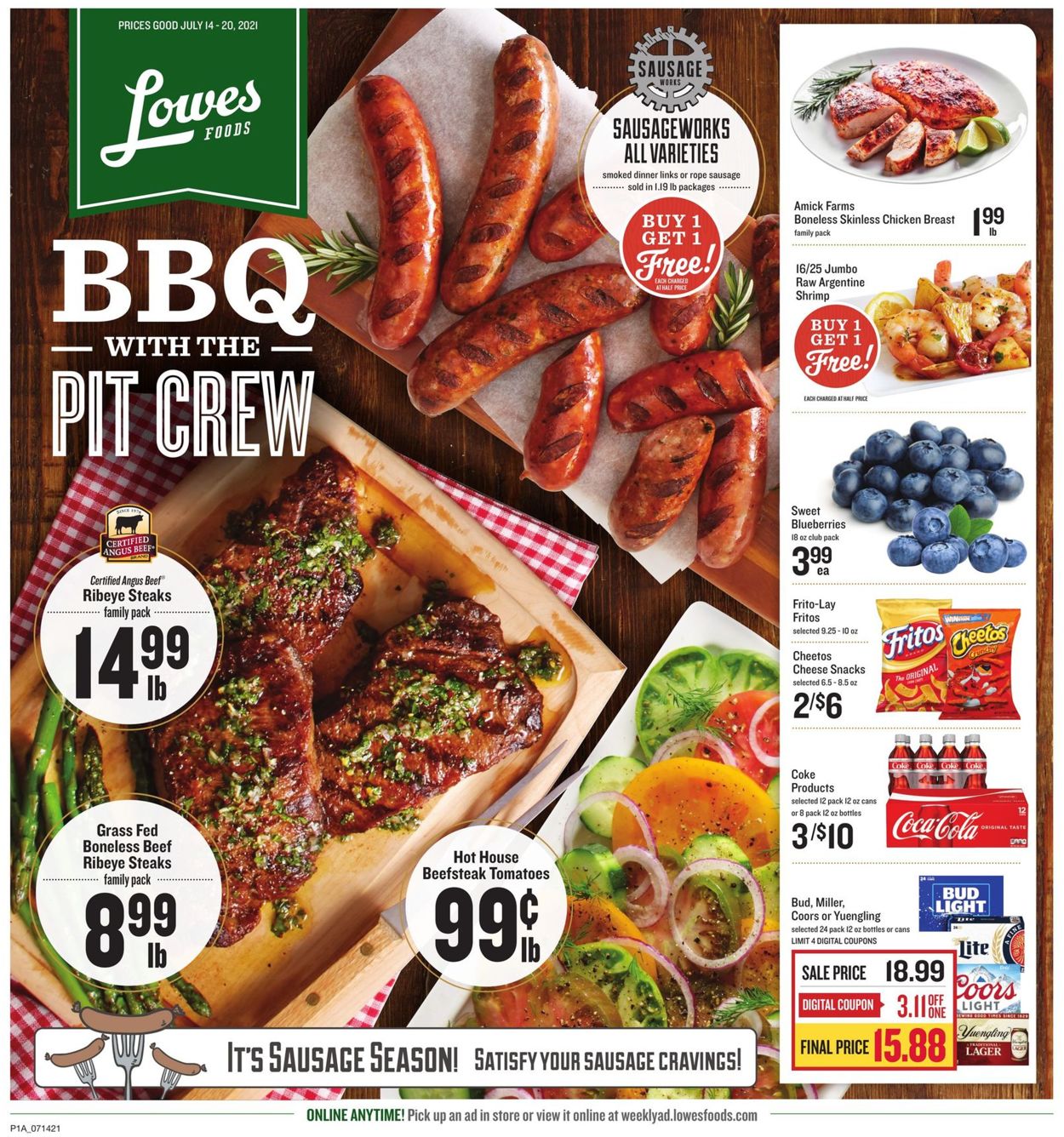 Lowes Foods Current weekly ad 07/14 07/20/2021