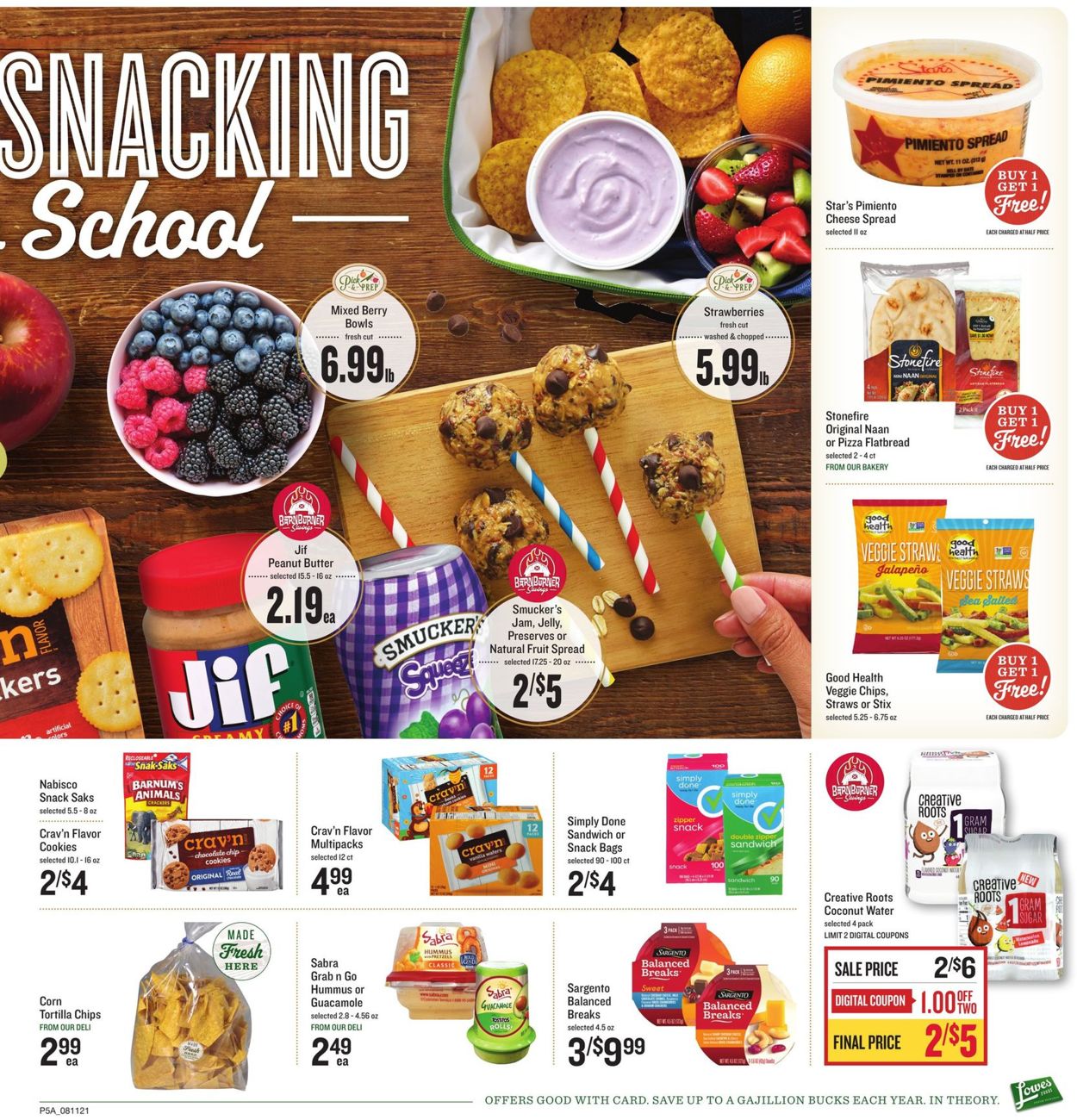 Catalogue Lowes Foods from 08/11/2021