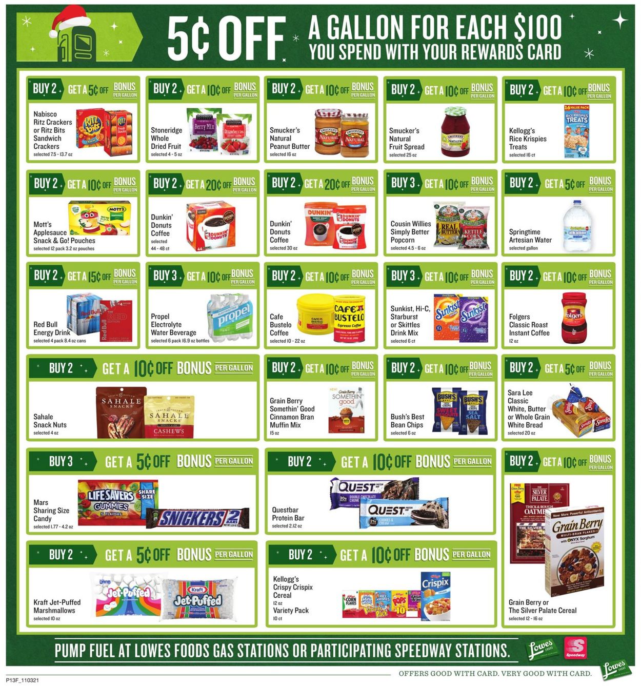 Catalogue Lowes Foods HOLIDAY 2021 from 11/03/2021