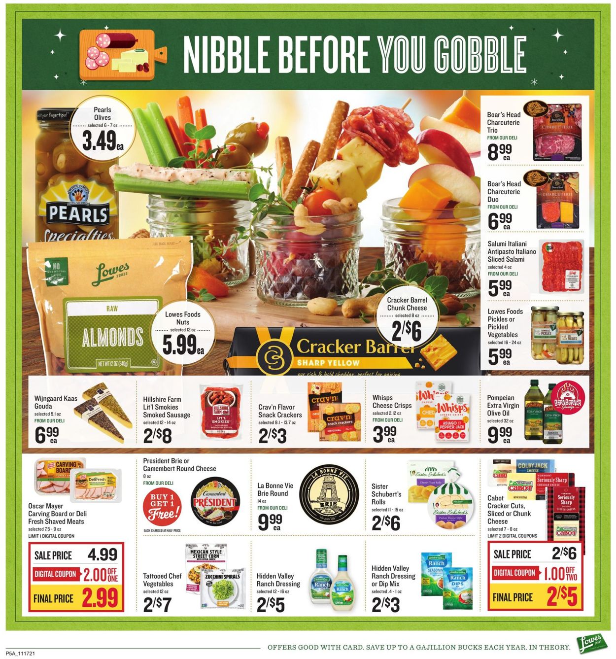 Catalogue Lowes Foods THANKSGIVING 2021 from 11/17/2021
