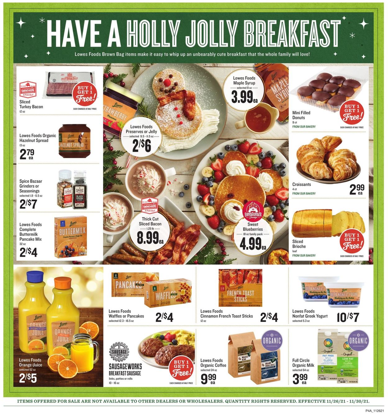 Catalogue Lowes Foods BLACK FRIDAY 2021 from 11/26/2021