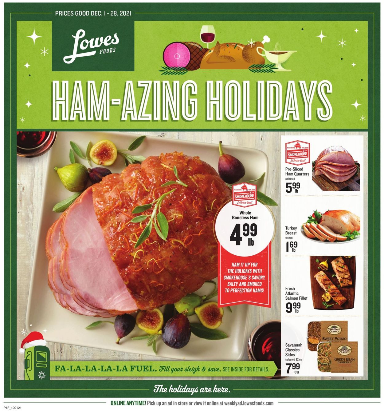 Catalogue Lowes Foods HOLIDAYS 2021 from 12/01/2021