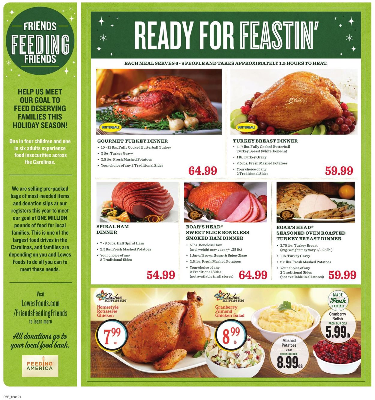 Catalogue Lowes Foods HOLIDAYS 2021 from 12/01/2021