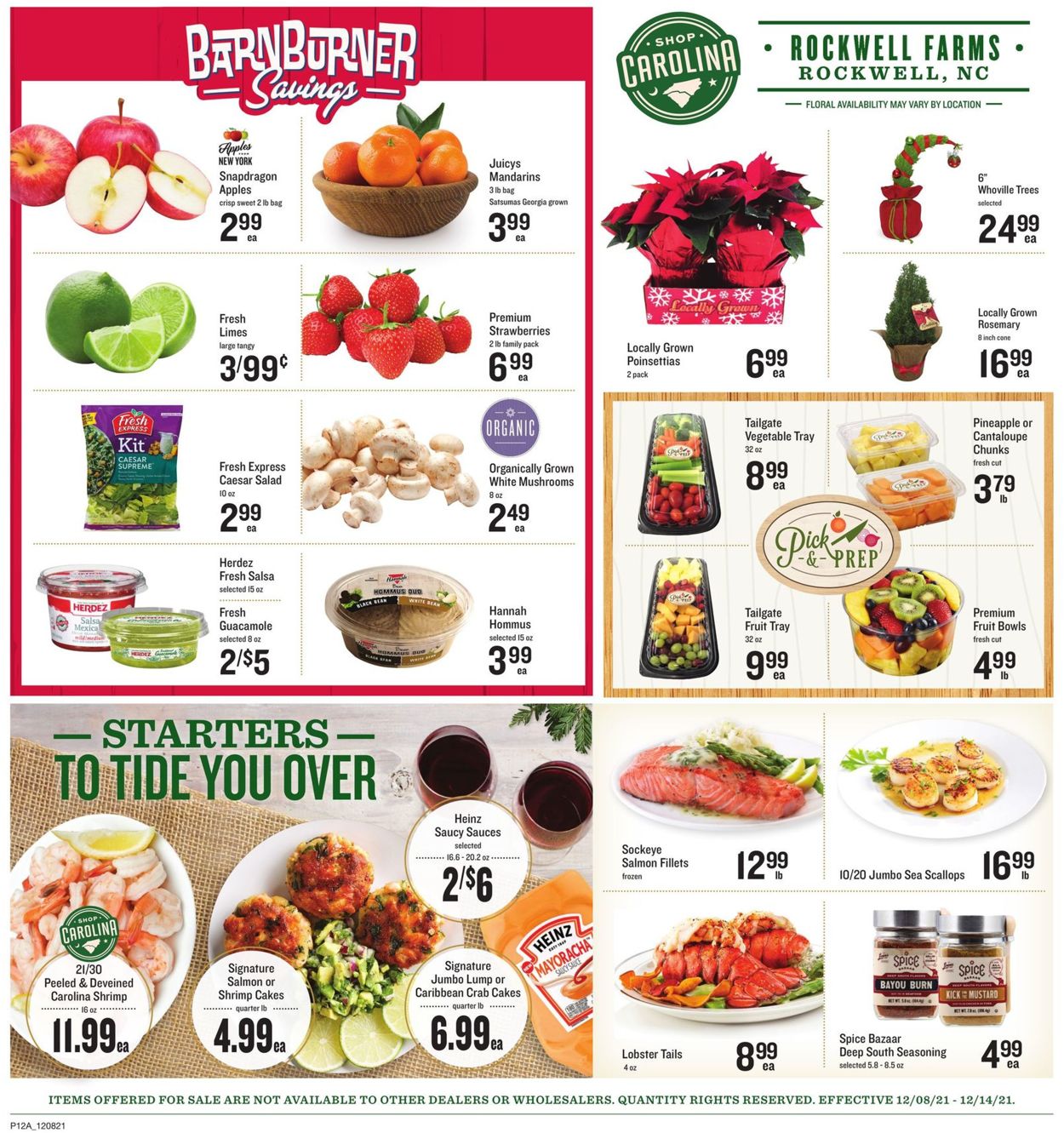 Catalogue Lowes Foods - HOLIDAY 2021 from 12/08/2021