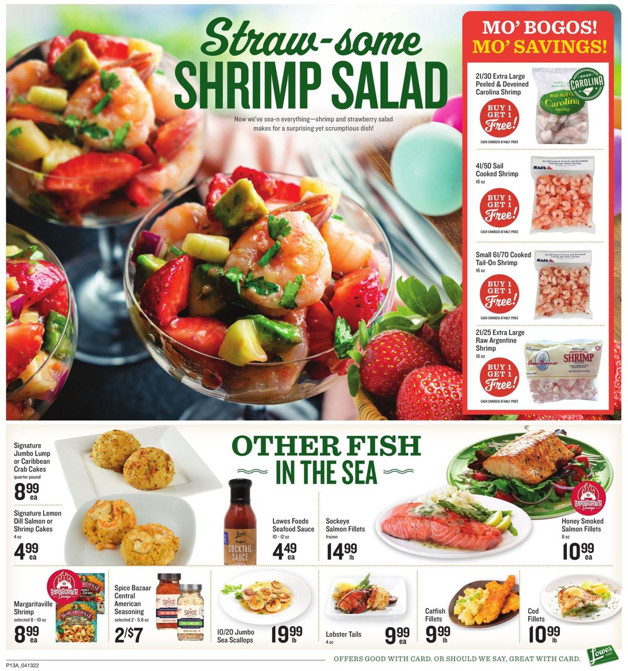 Catalogue Lowes Foods EASTER 2022 from 04/13/2022