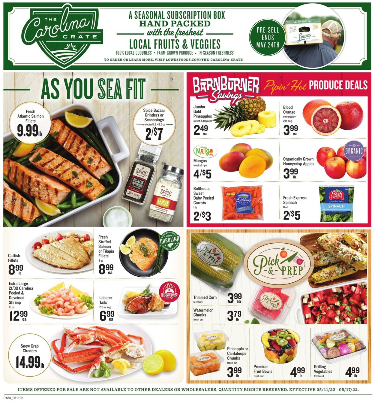 Catalogue Lowes Foods from 05/11/2022