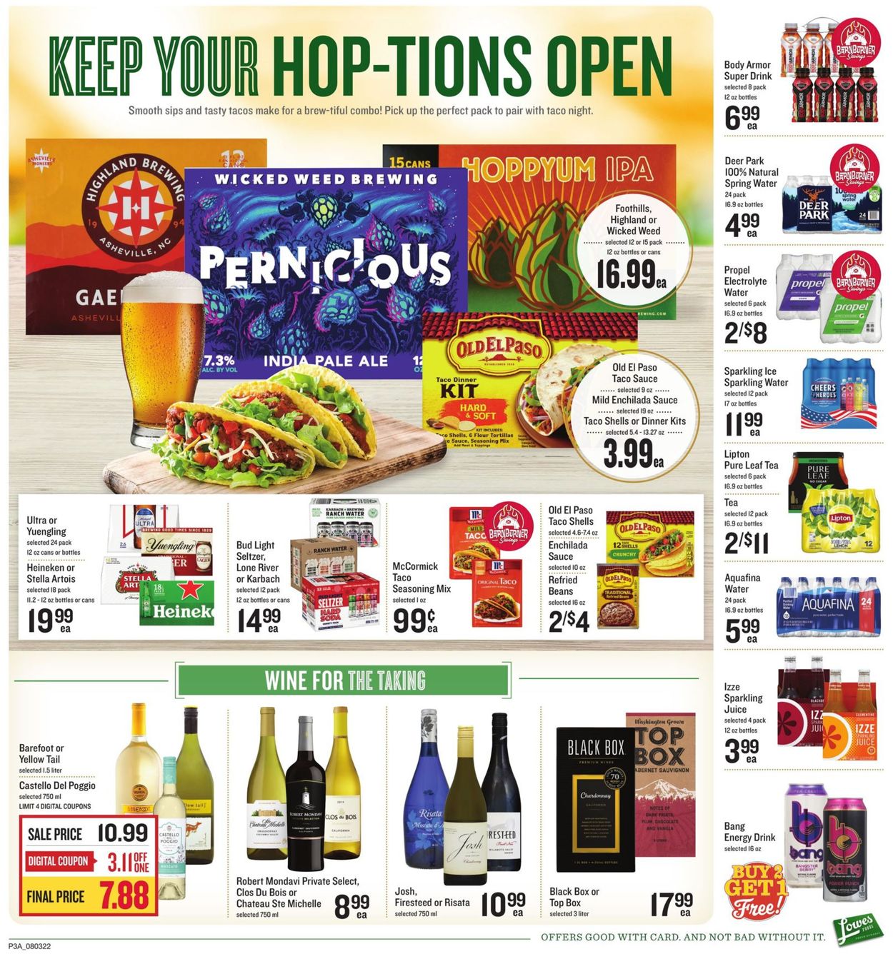 Catalogue Lowes Foods from 08/03/2022