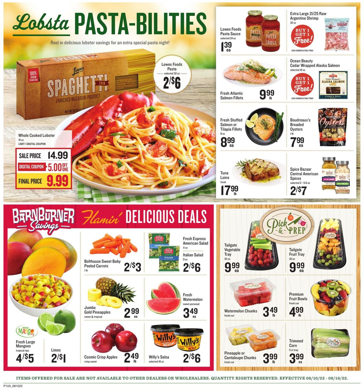 Catalogue Lowes Foods from 08/10/2022