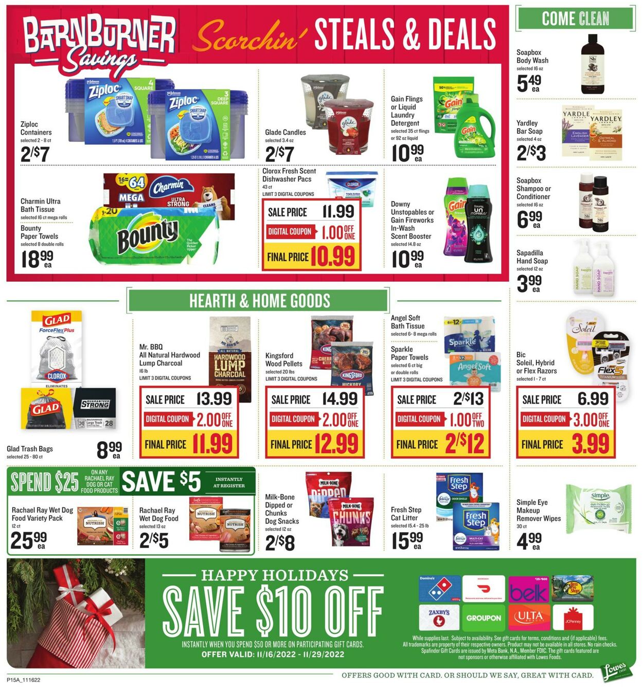 Catalogue Lowes Foods from 11/16/2022