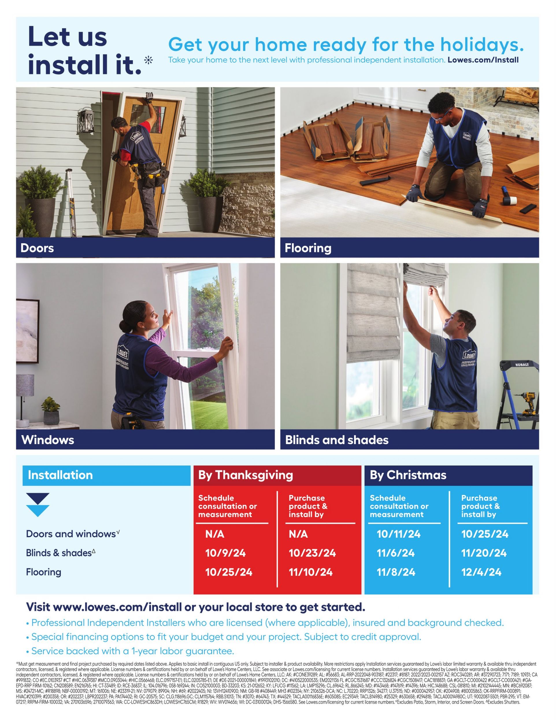 Catalogue Lowe's from 10/10/2024