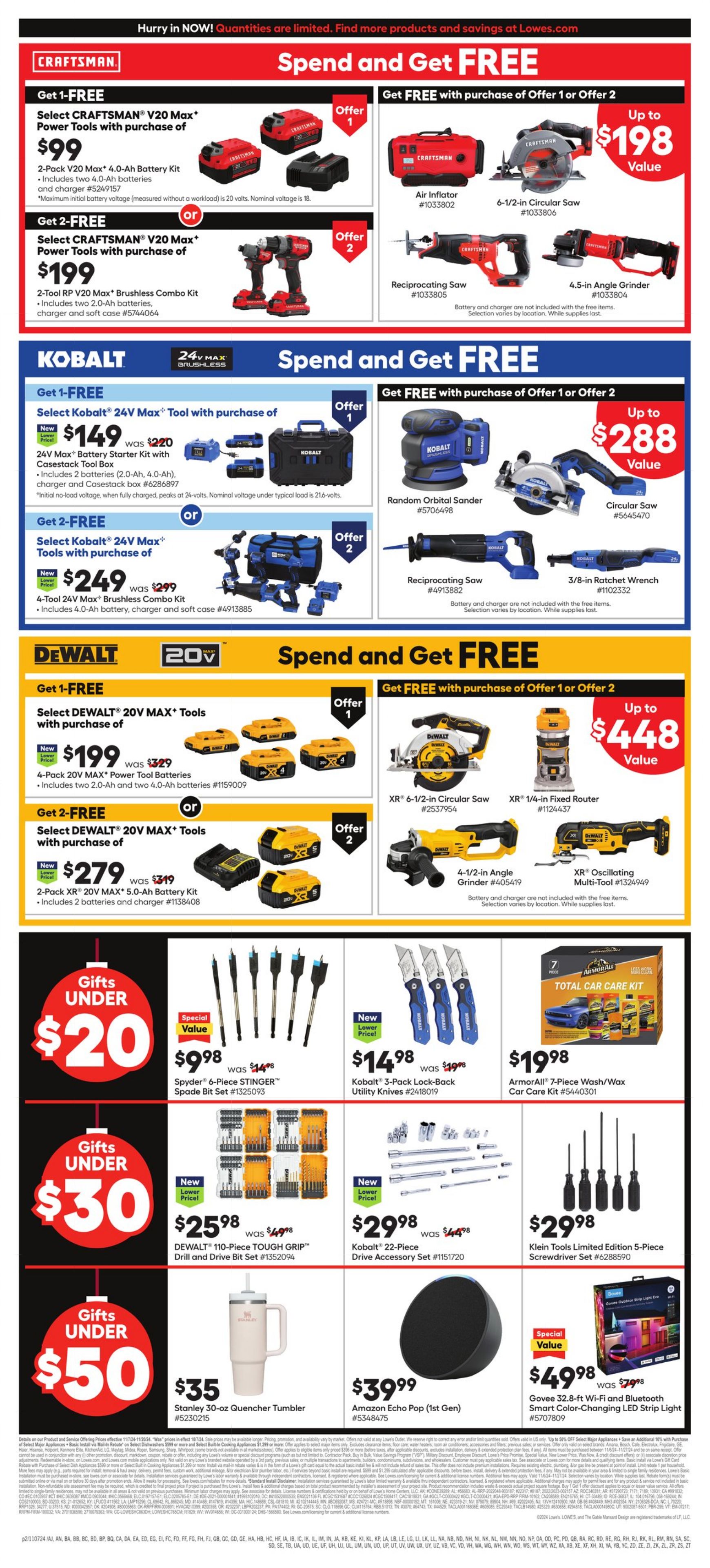 Catalogue Lowe's from 11/07/2024