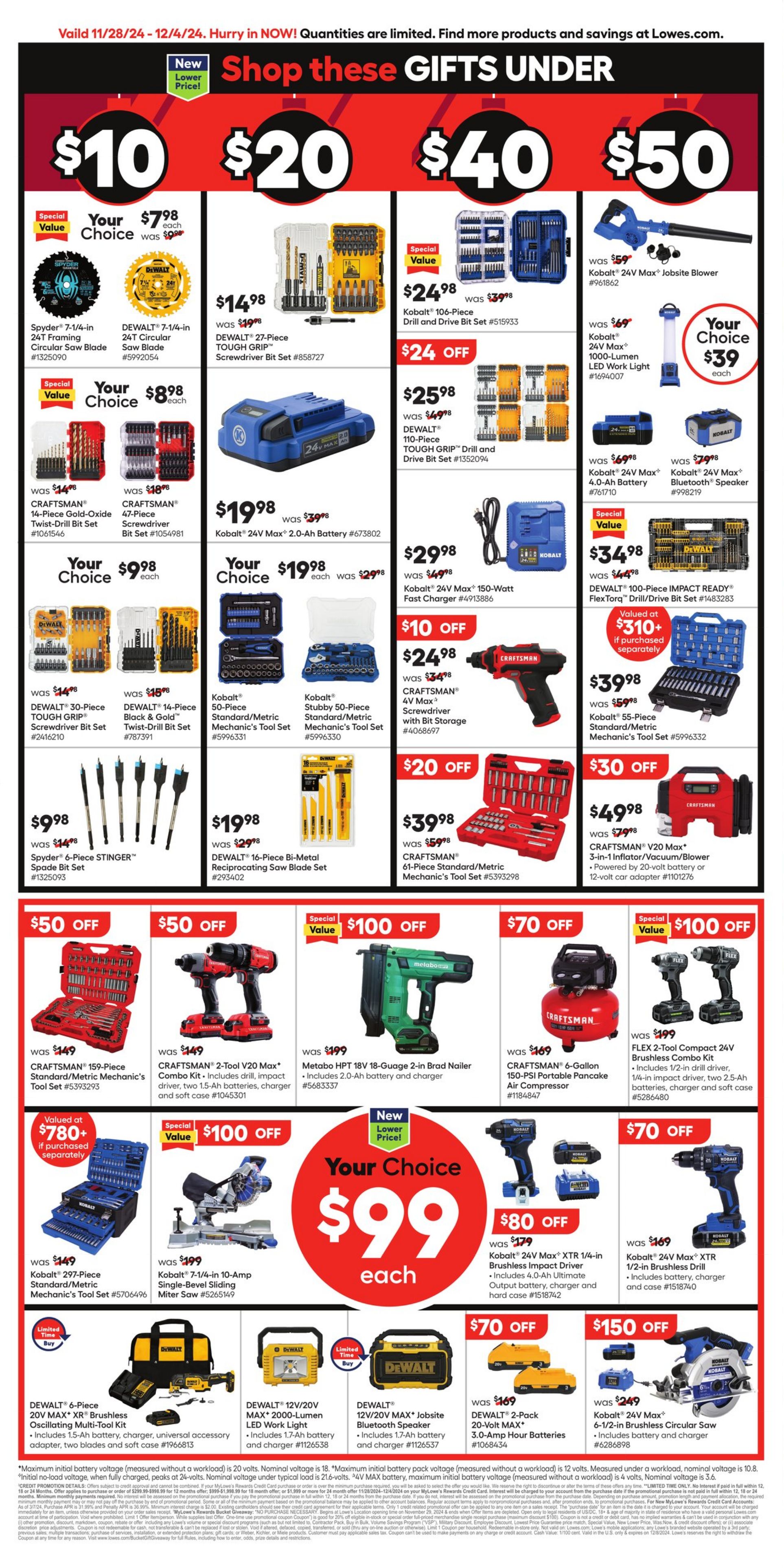 Catalogue Lowe's from 11/28/2024