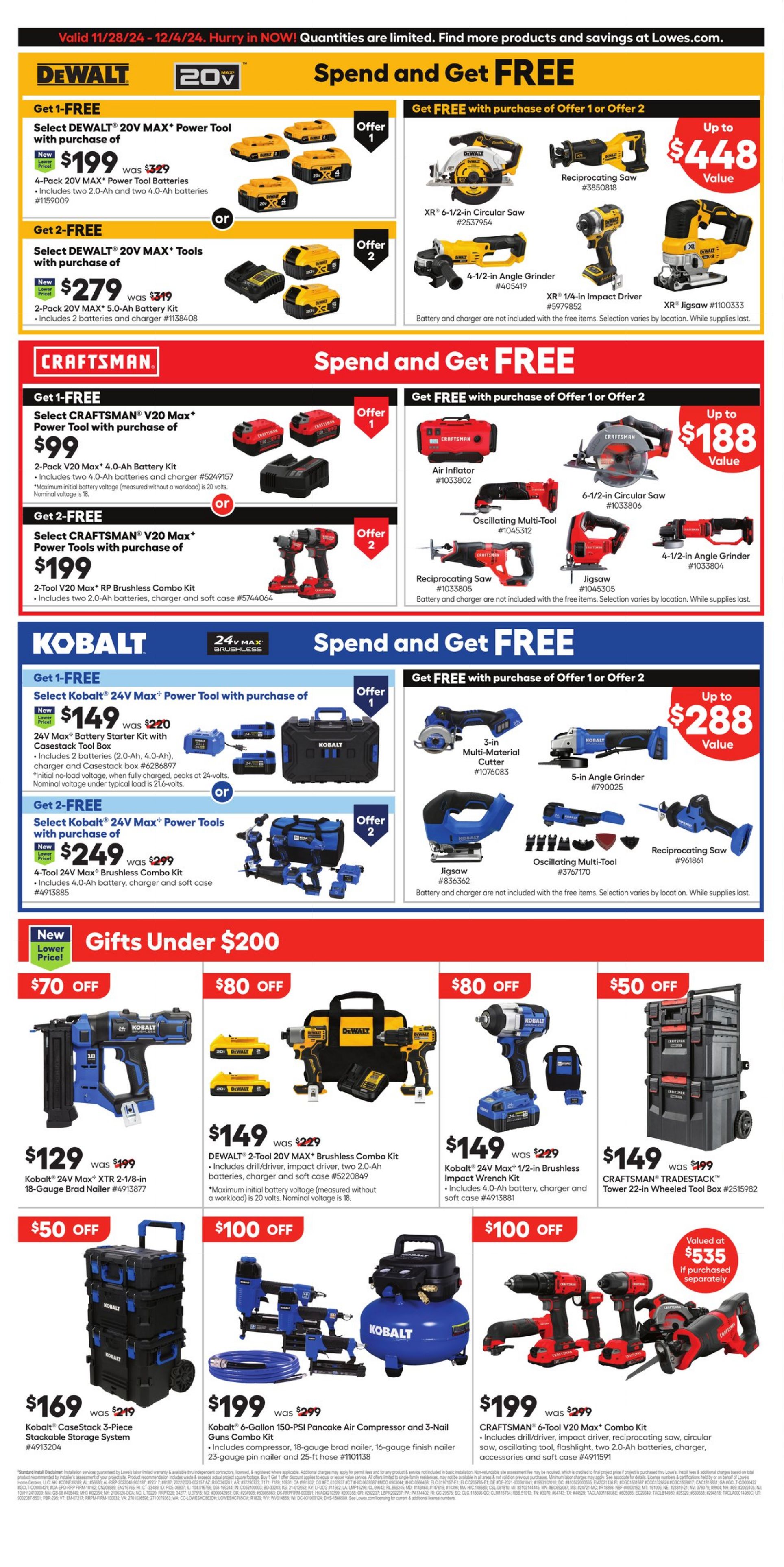 Catalogue Lowe's from 11/28/2024