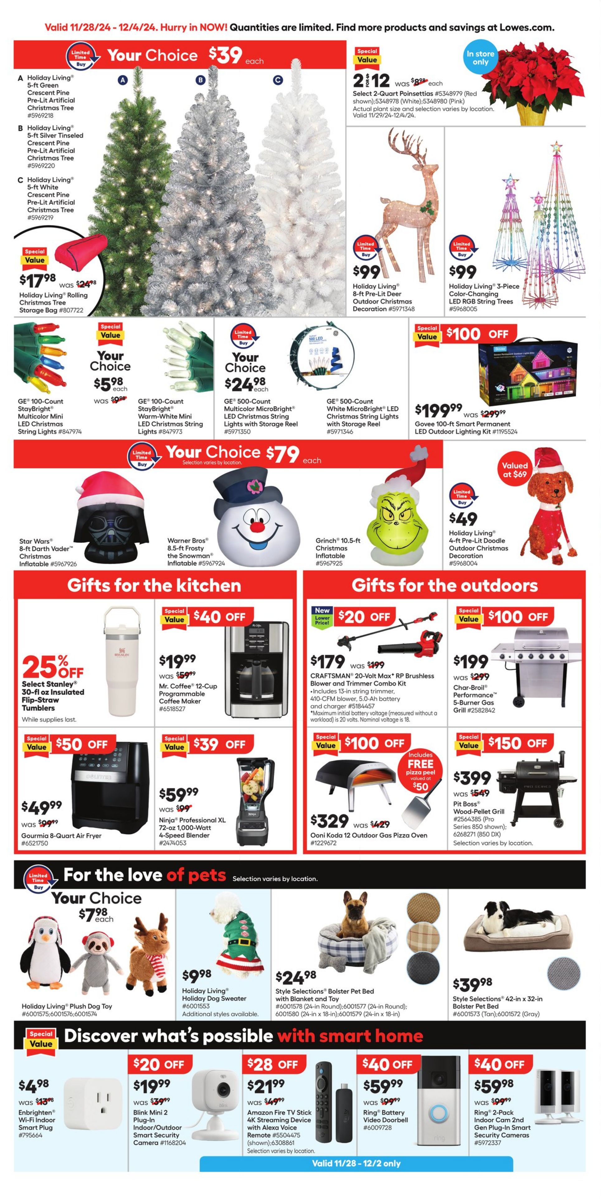 Catalogue Lowe's from 11/28/2024