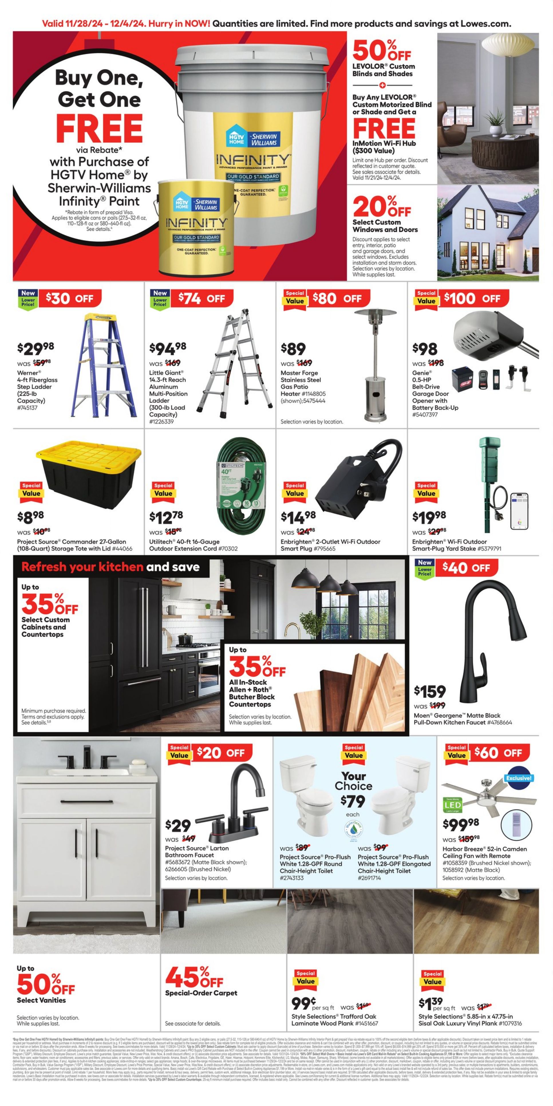 Catalogue Lowe's from 11/28/2024