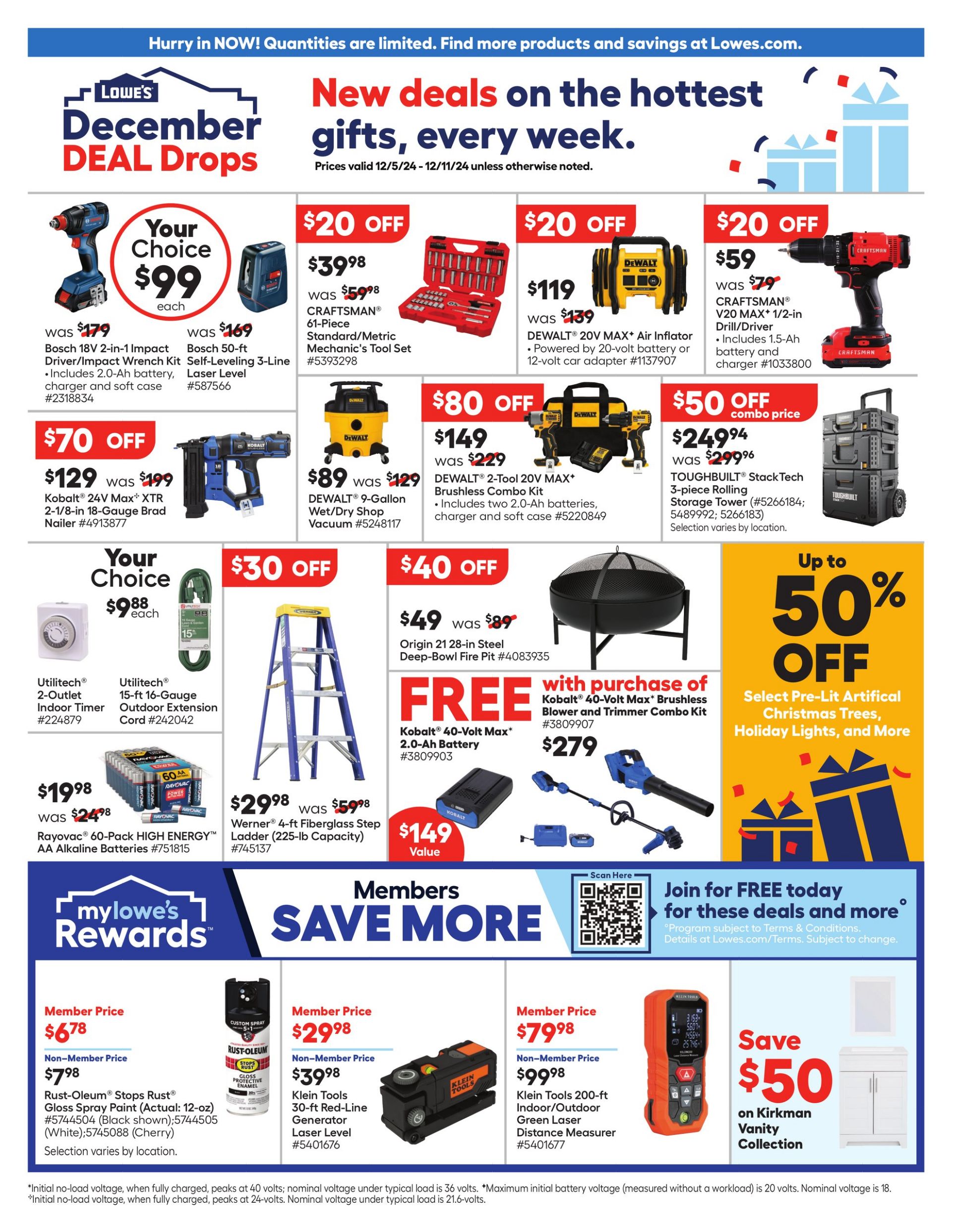 Catalogue Lowe's from 12/05/2024