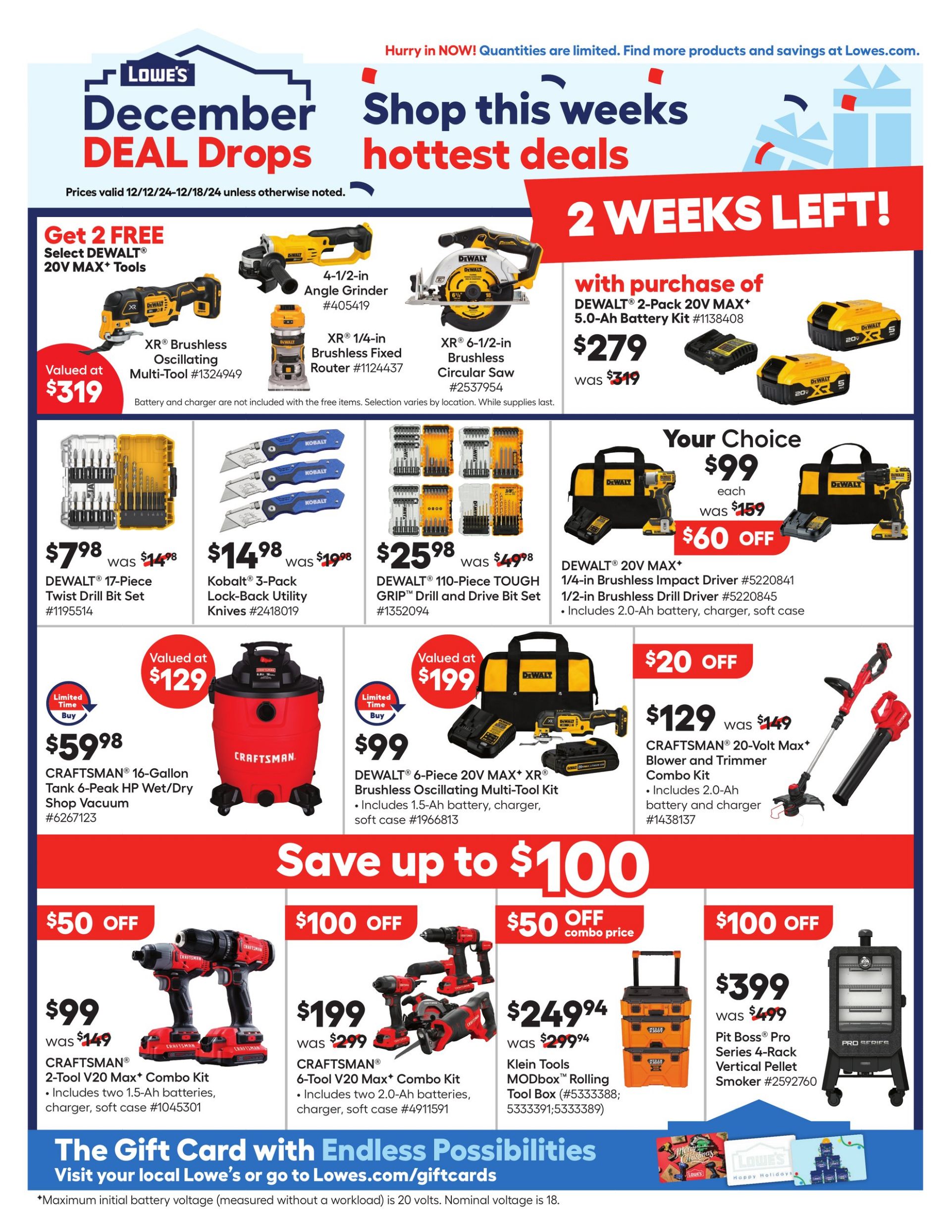 Catalogue Lowe's from 12/12/2024