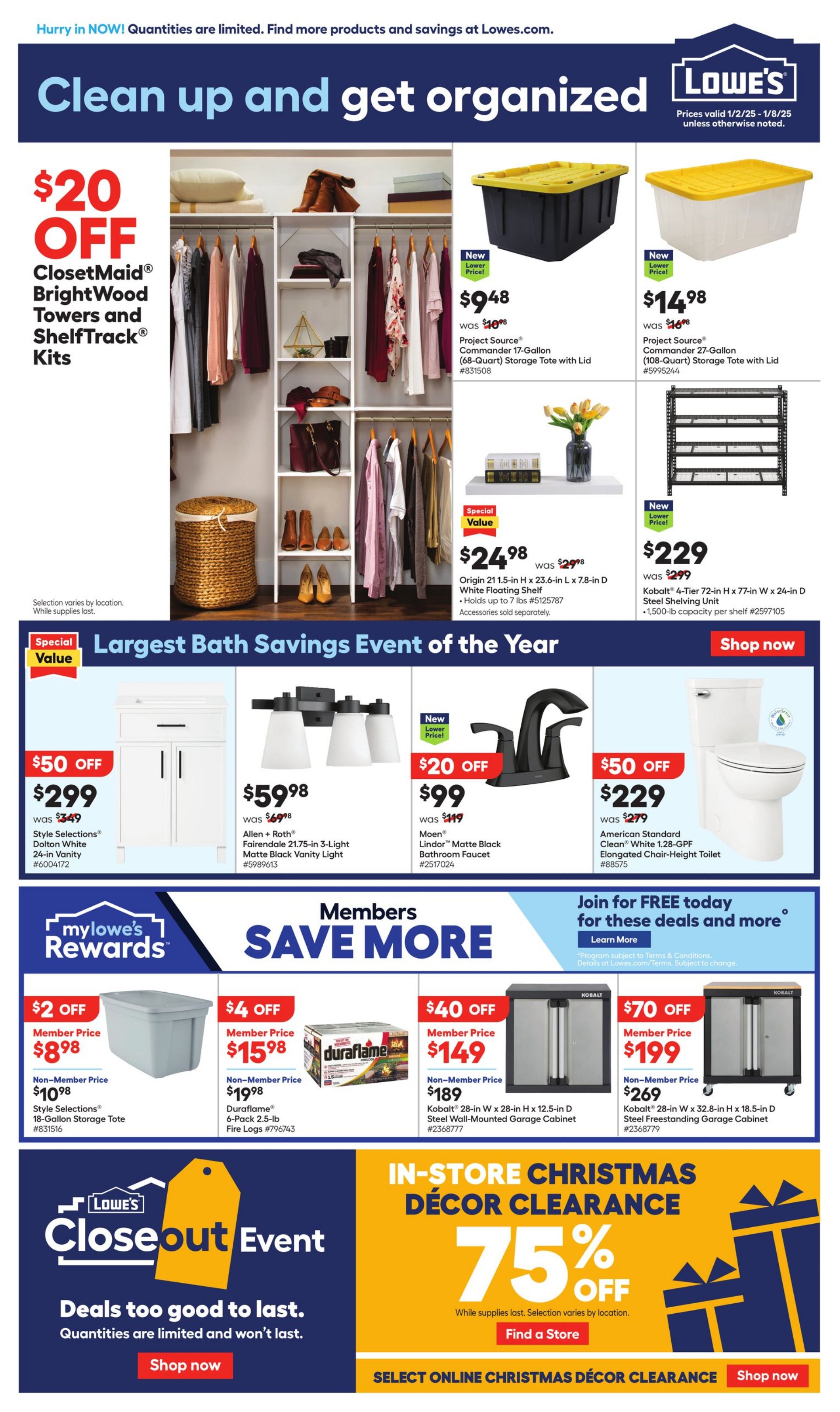 Catalogue Lowe's from 01/02/2025