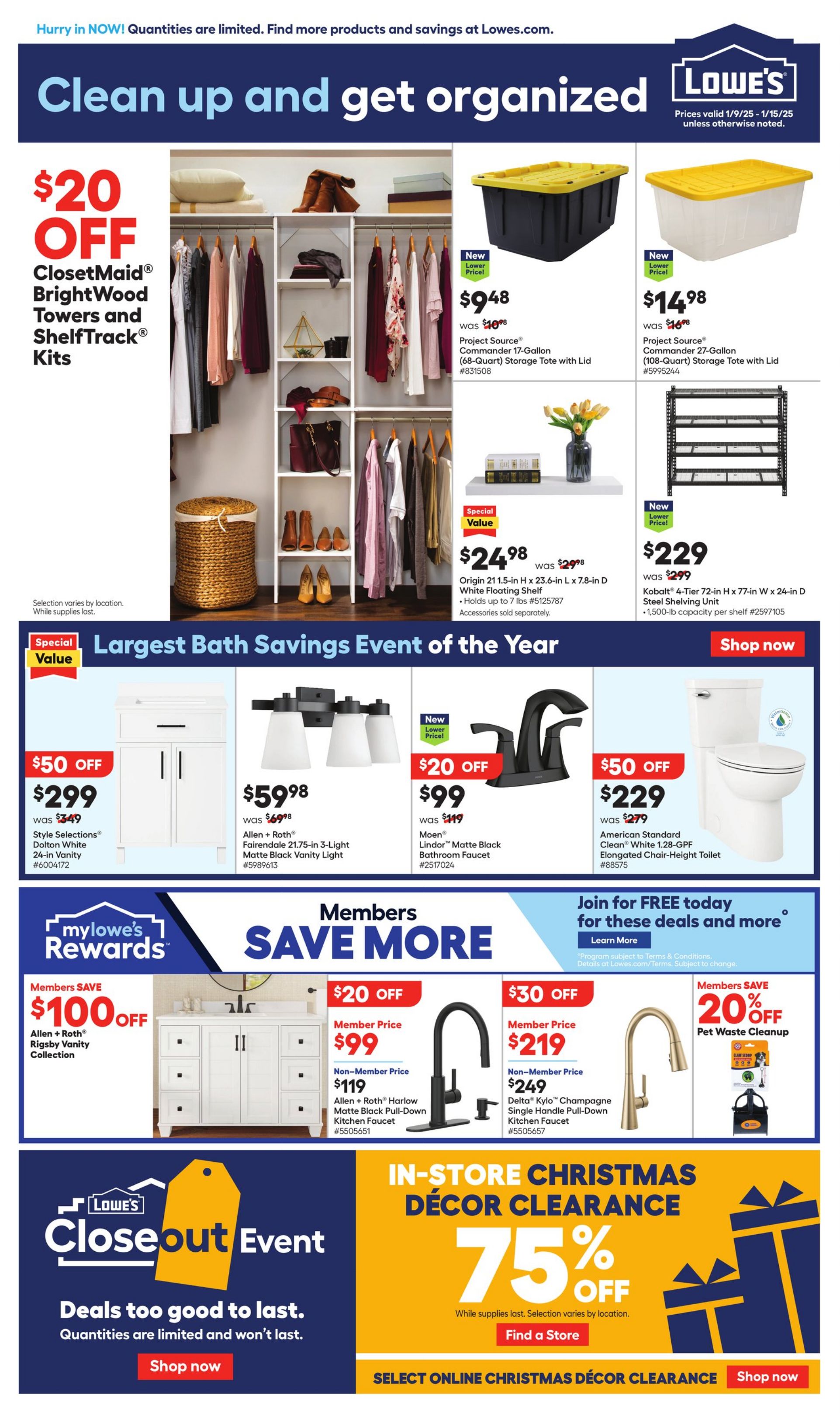 Catalogue Lowe's from 01/09/2025