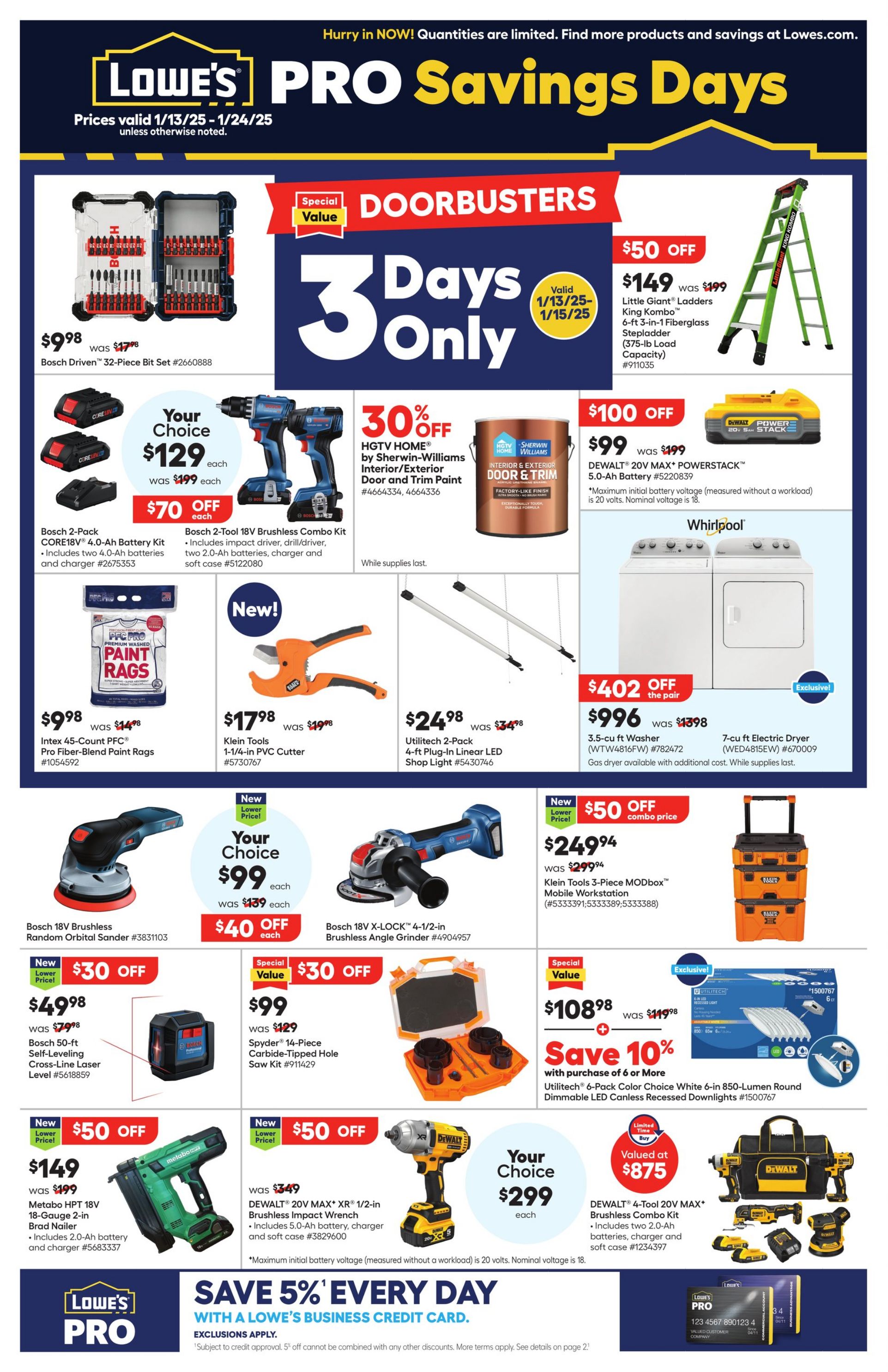 Catalogue Lowe's from 01/13/2025