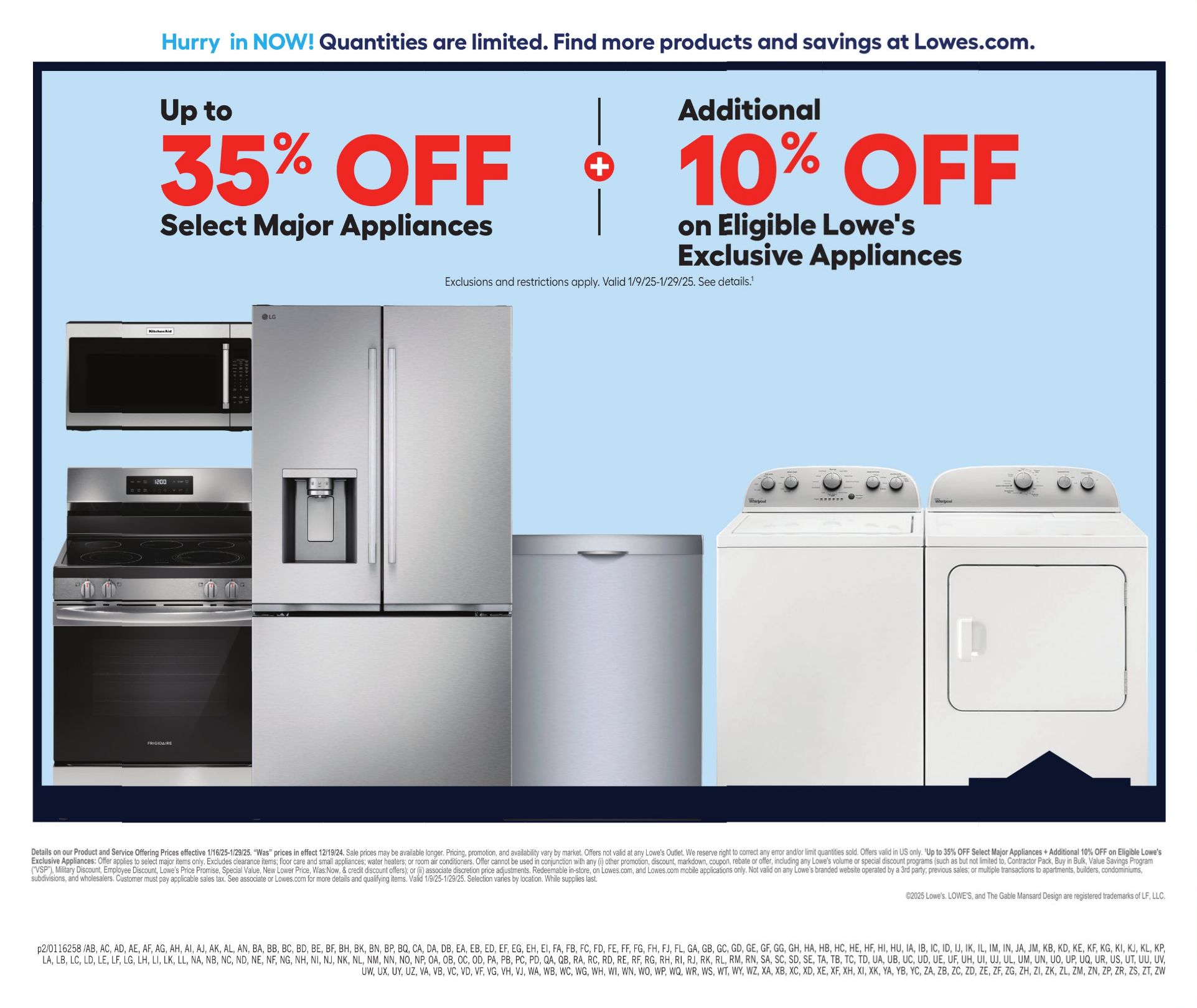 Catalogue Lowe's from 01/16/2025