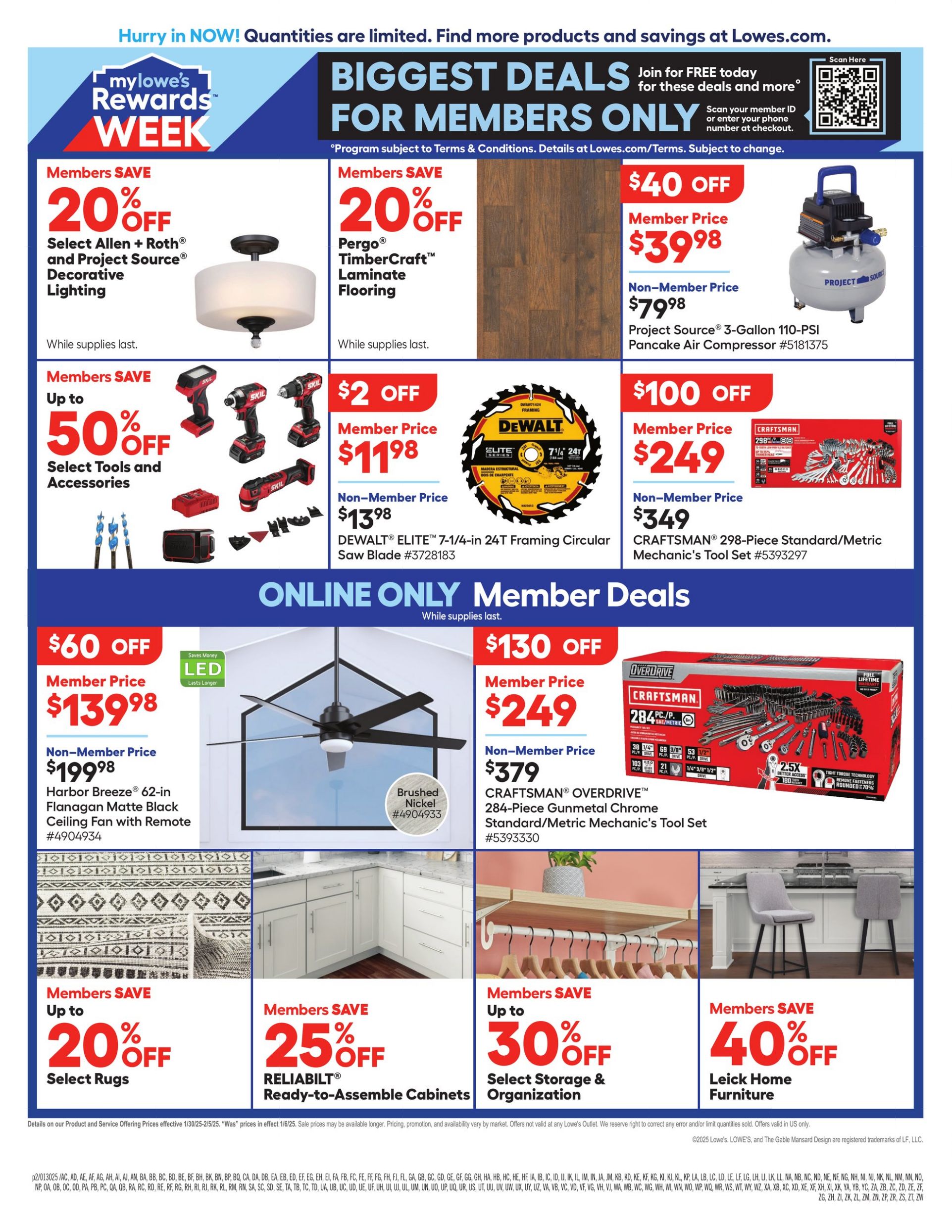 Catalogue Lowe's from 01/30/2025