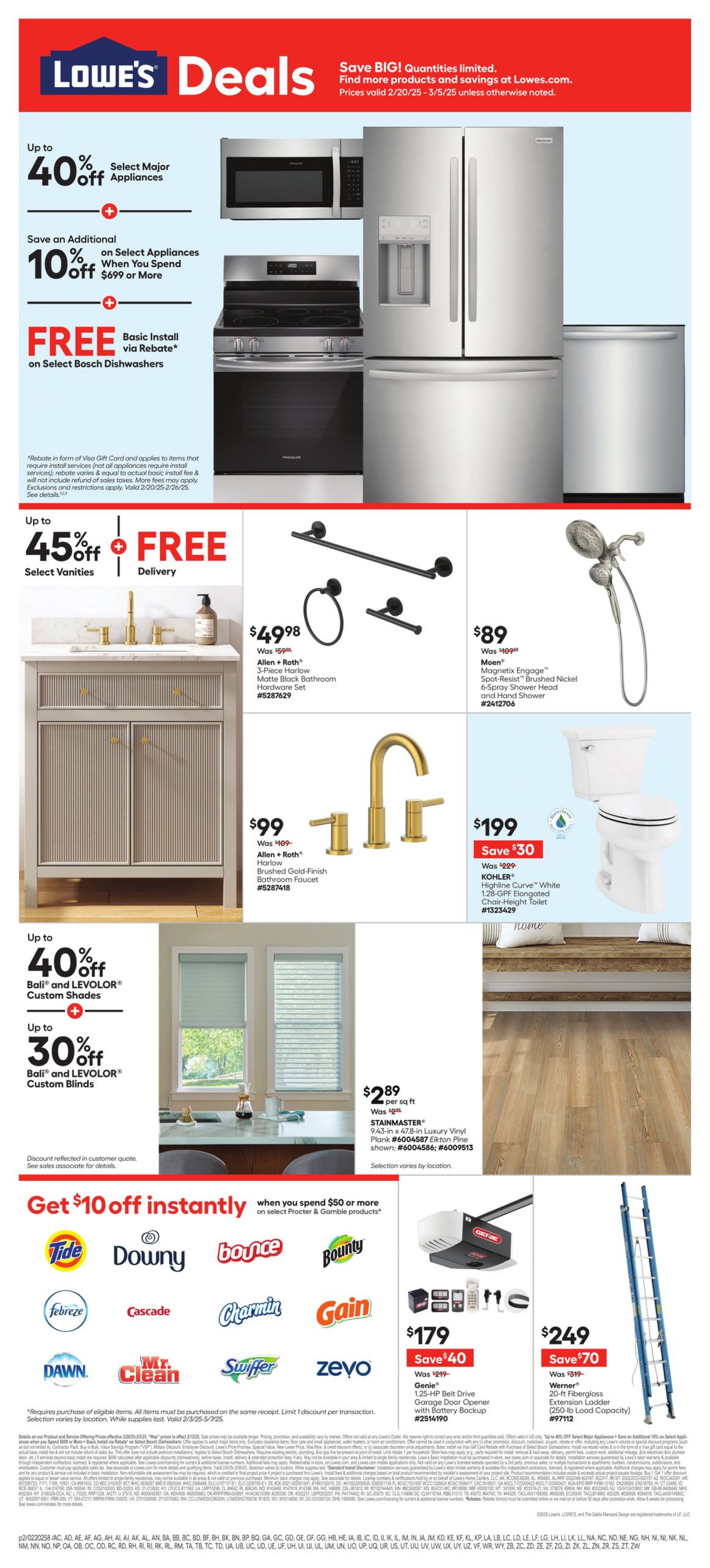 Catalogue Lowe's from 02/20/2025