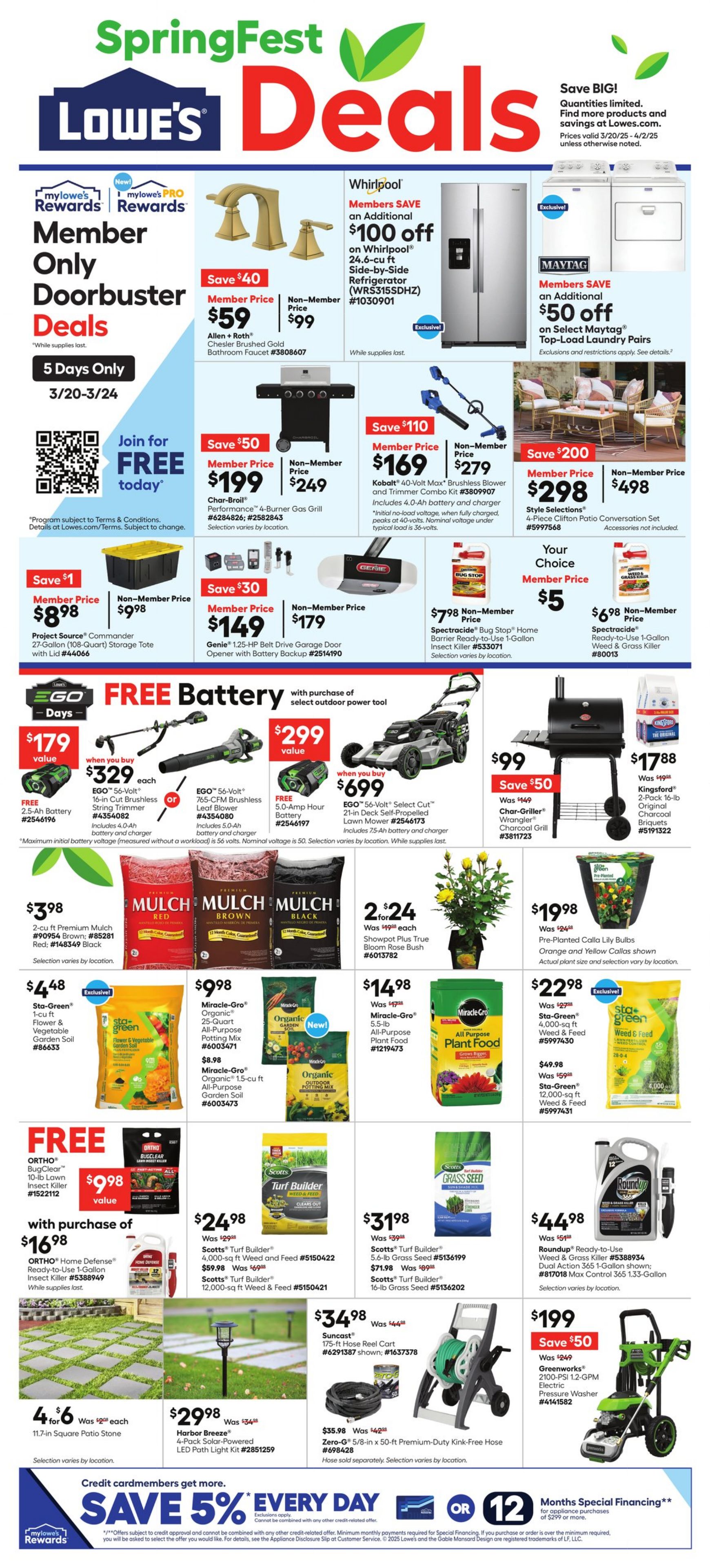 Catalogue Lowe's from 03/20/2025