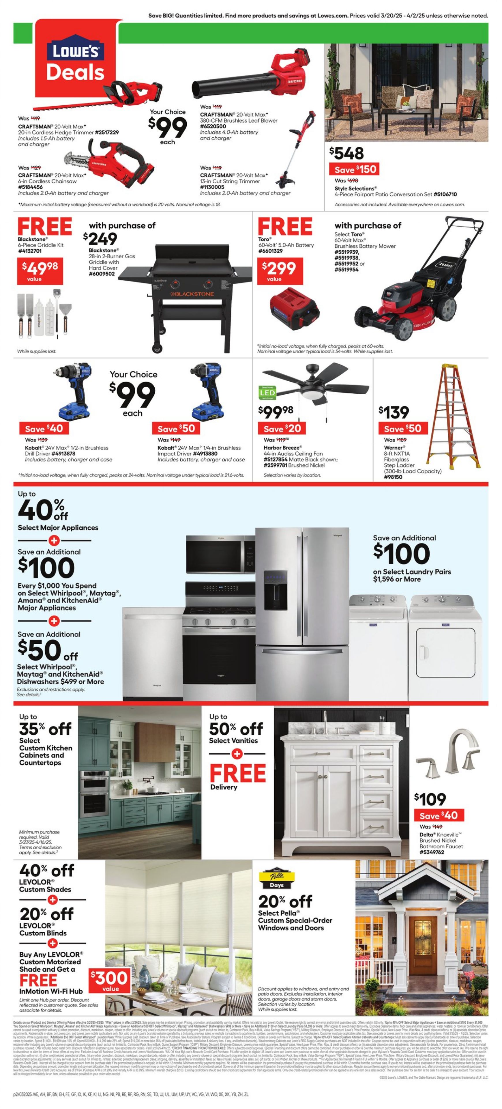 Catalogue Lowe's from 03/20/2025