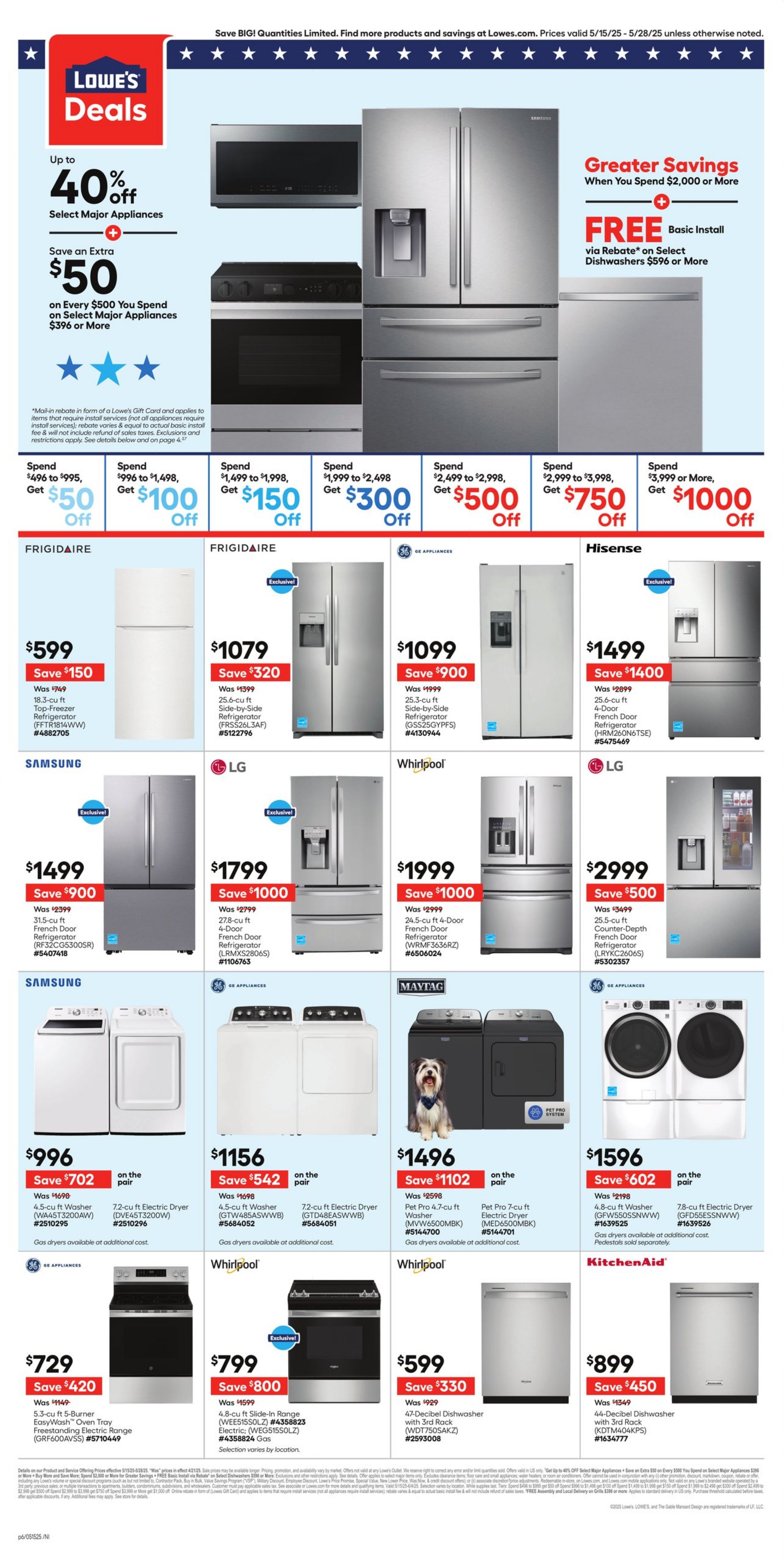 Catalogue Lowe's from 05/15/2025