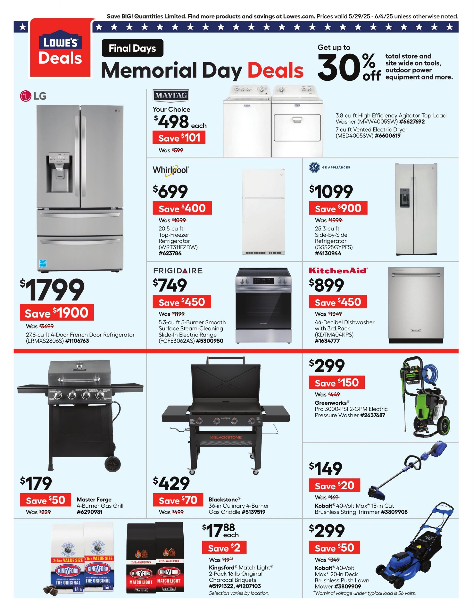 Catalogue Lowe's from 05/29/2025