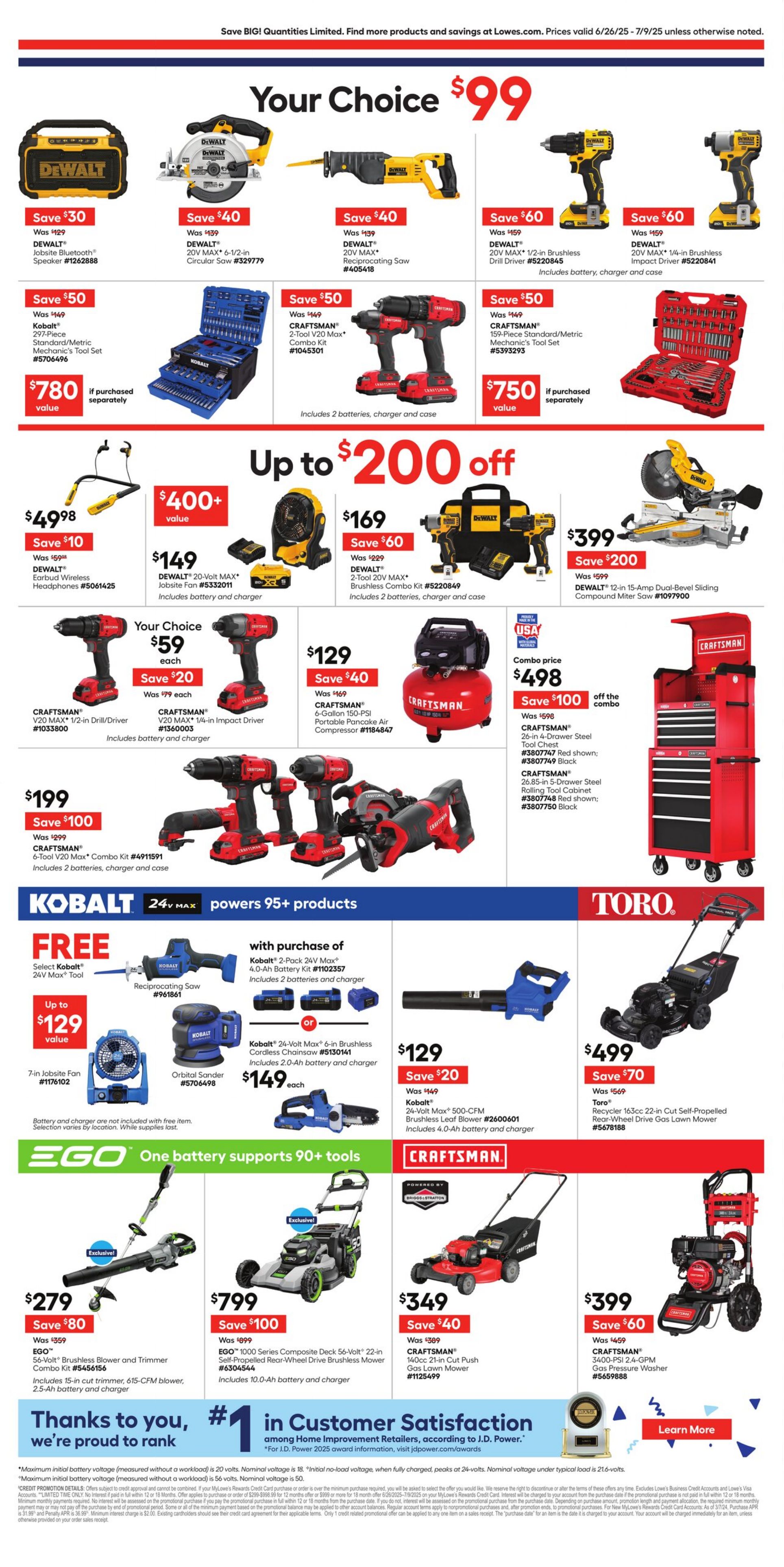 Catalogue Lowe's from 06/26/2025