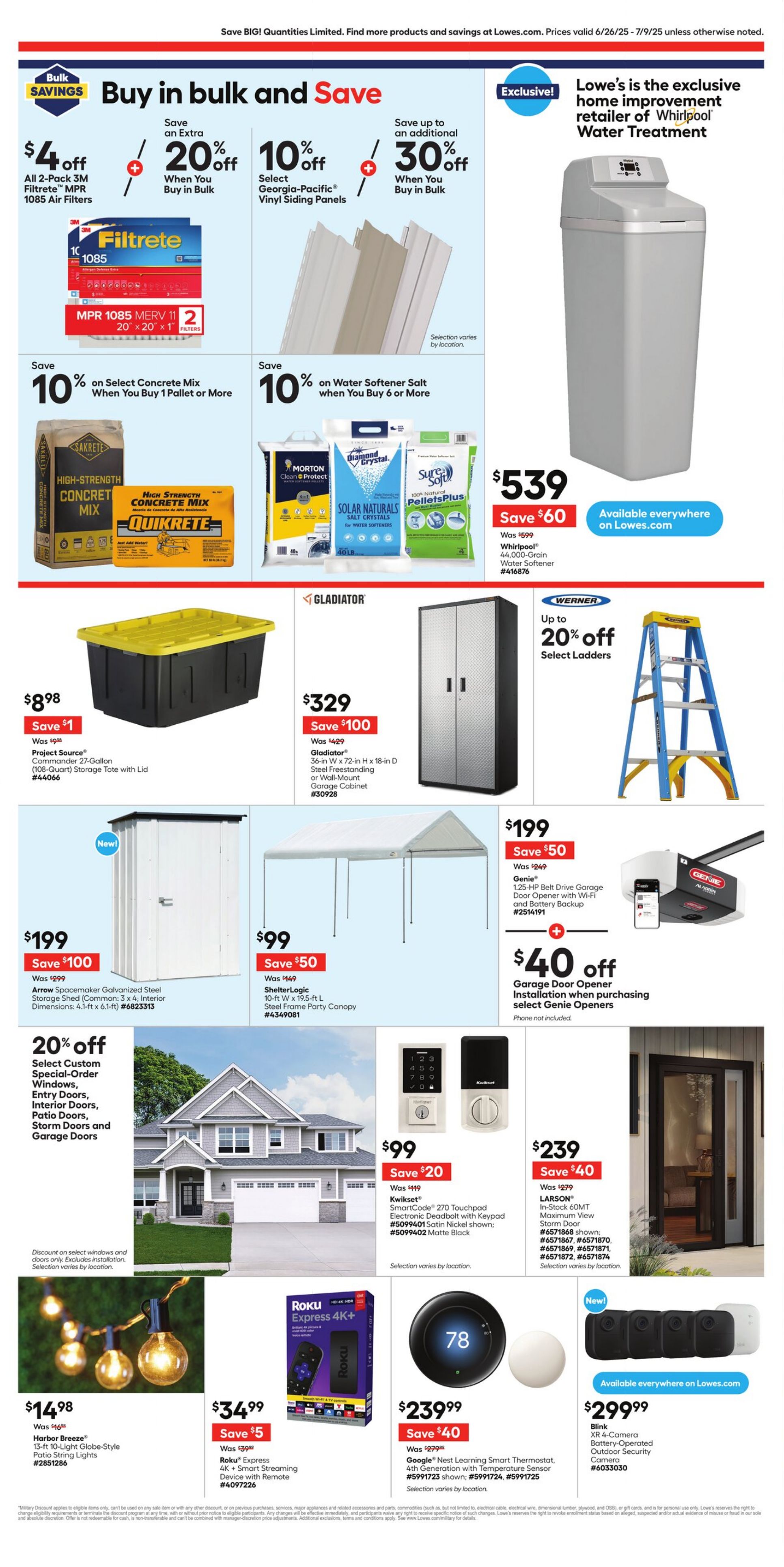 Catalogue Lowe's from 06/26/2025