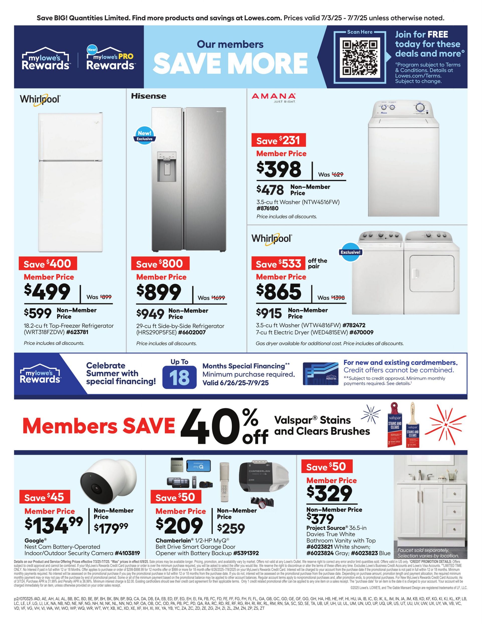 Catalogue Lowe's from 07/03/2025