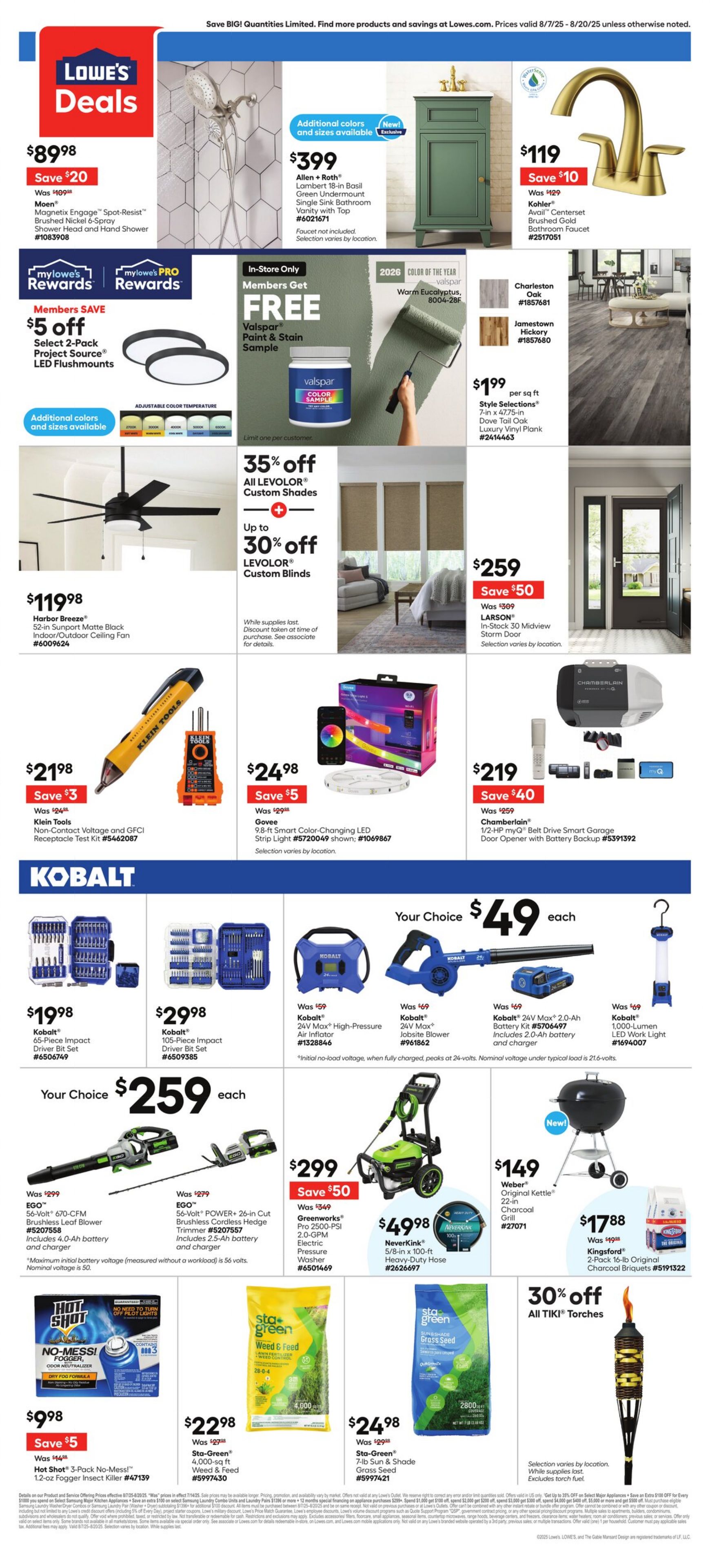 Catalogue Lowe's from 08/07/2025