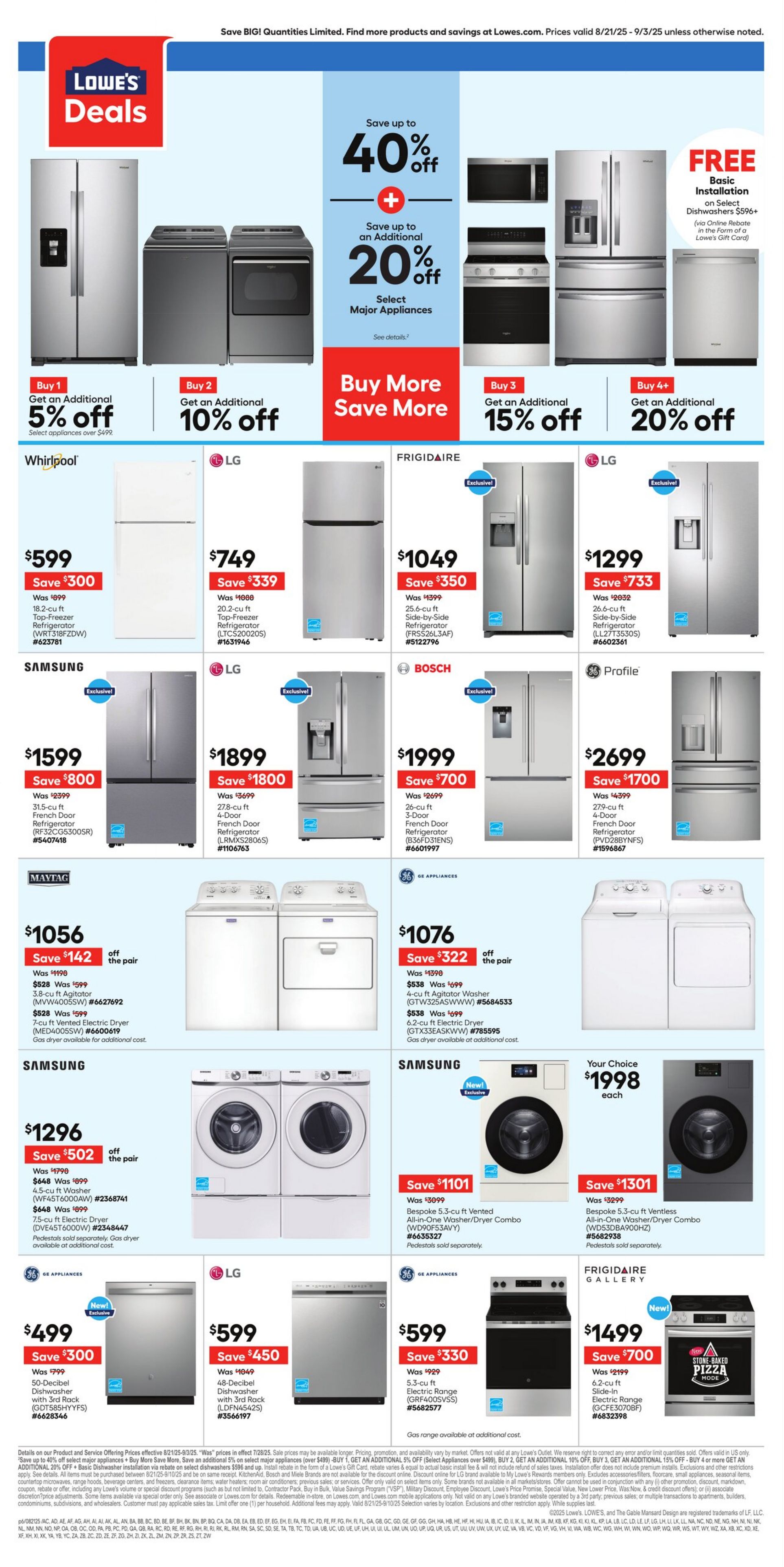 Catalogue Lowe's from 08/21/2025