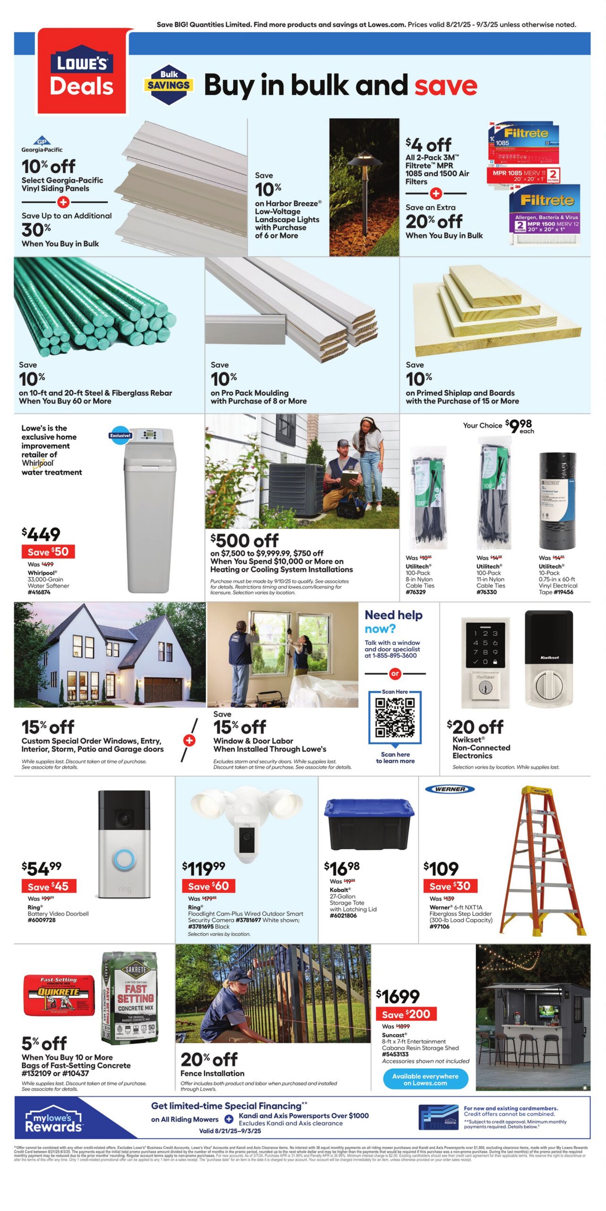 Catalogue Lowe's from 08/28/2025