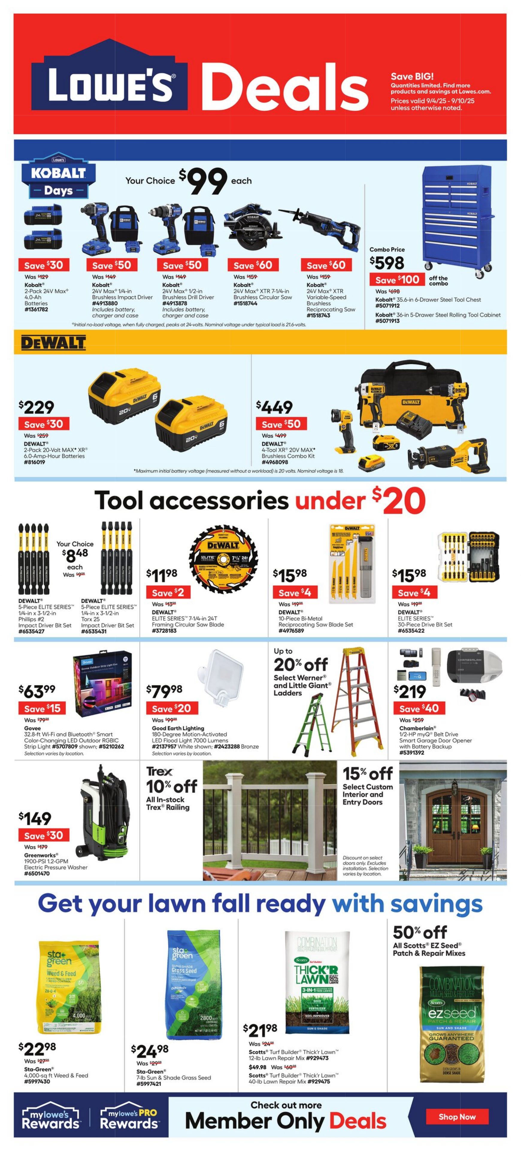 Catalogue Lowe's from 09/04/2025