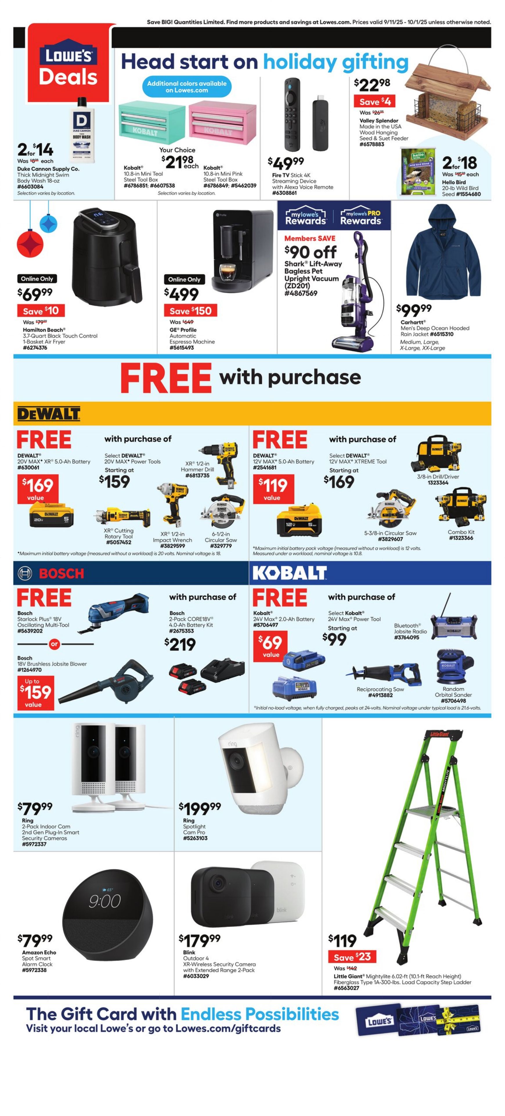 Catalogue Lowe's from 09/11/2025