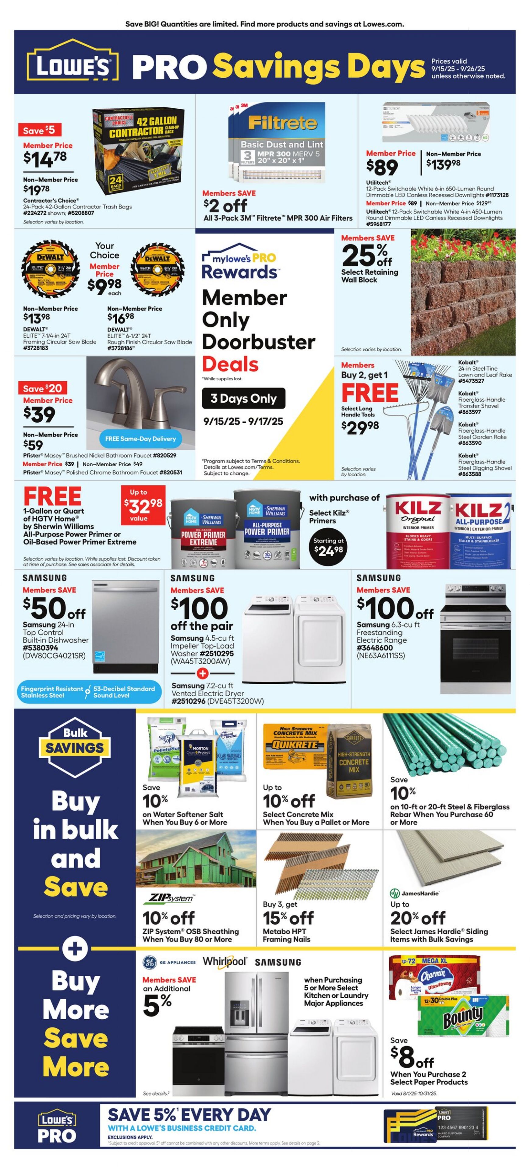 Catalogue Lowe's from 09/15/2025