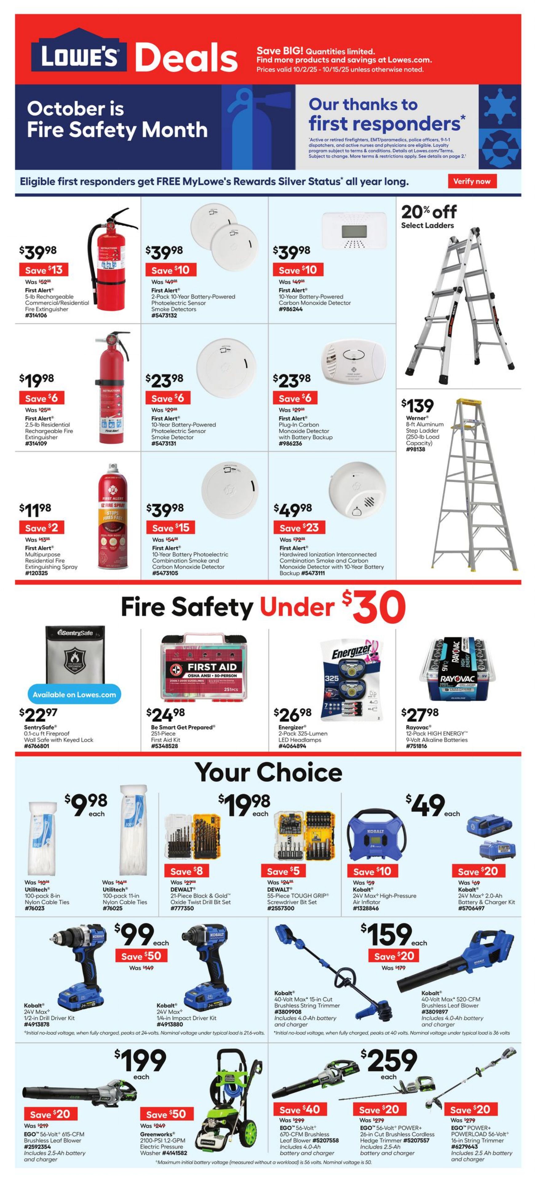 Catalogue Lowe's from 10/02/2025